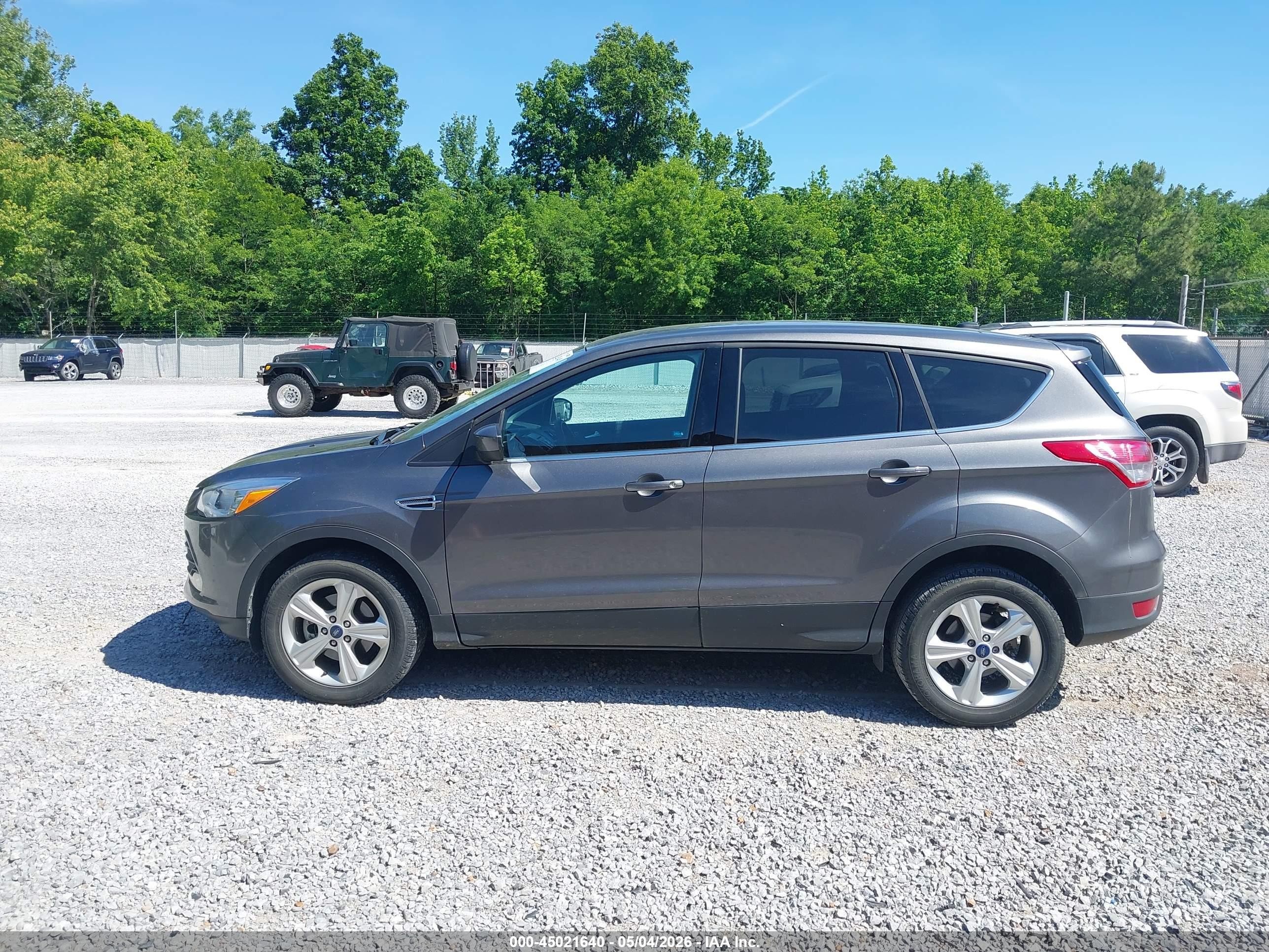 2013 Ford Escape Se Gray vin: 1FMCU0GX4DUD64338