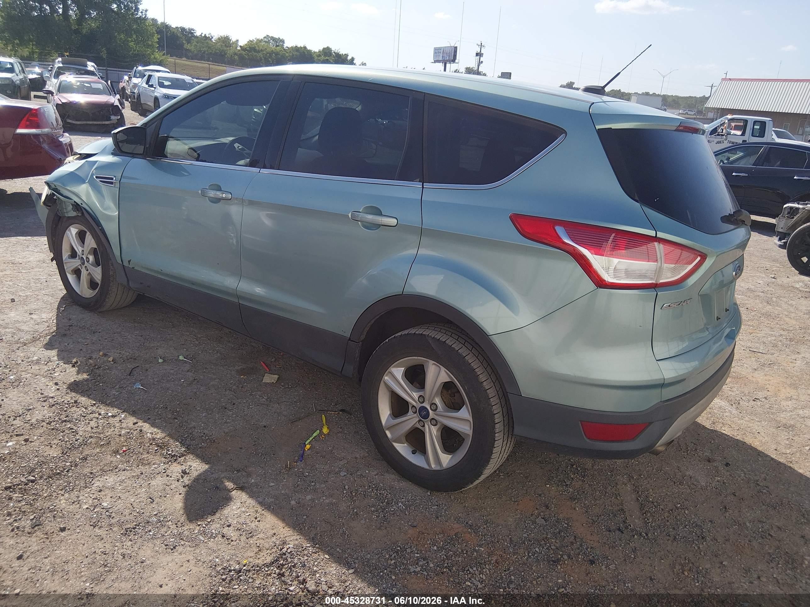 2013 Ford Escape Se Blue vin: 1FMCU0GX4DUD67594