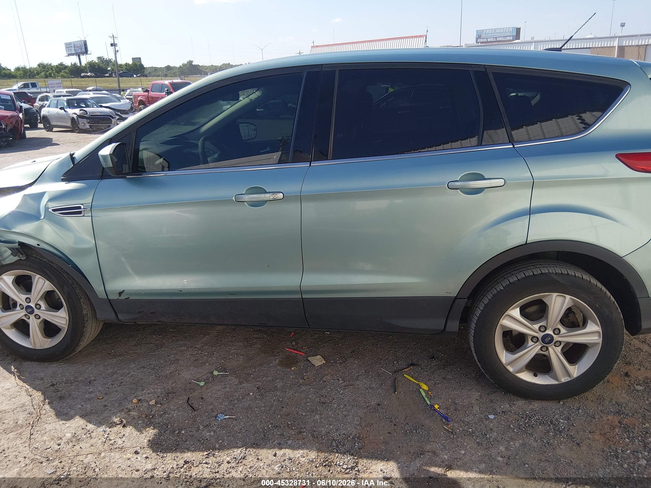 2013 Ford Escape Se Blue vin: 1FMCU0GX4DUD67594