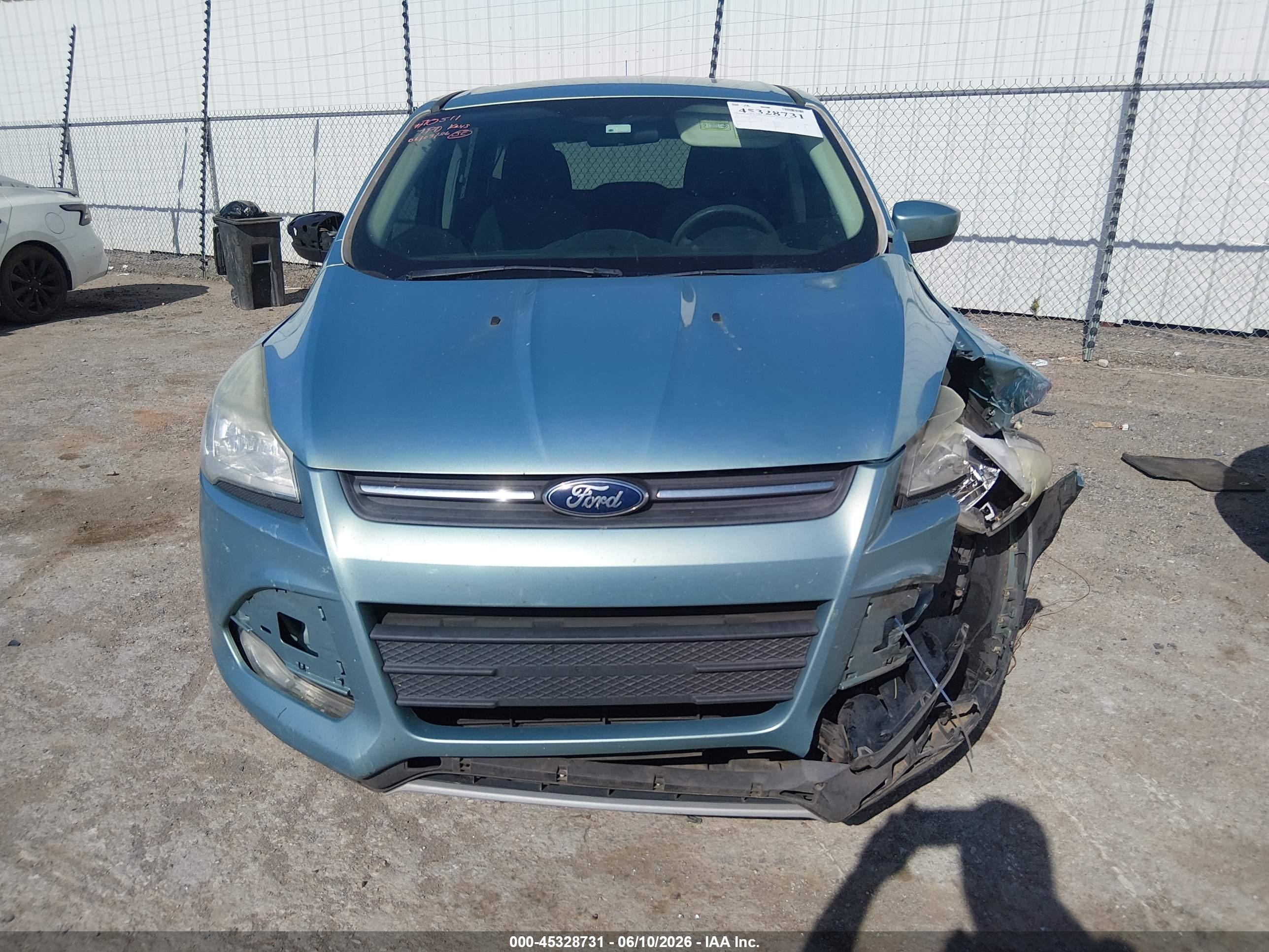 2013 Ford Escape Se Blue vin: 1FMCU0GX4DUD67594