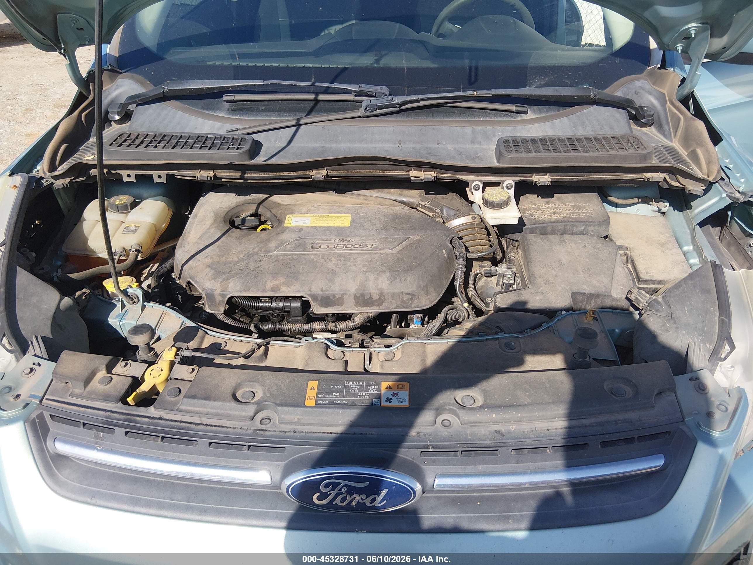 2013 Ford Escape Se Blue vin: 1FMCU0GX4DUD67594