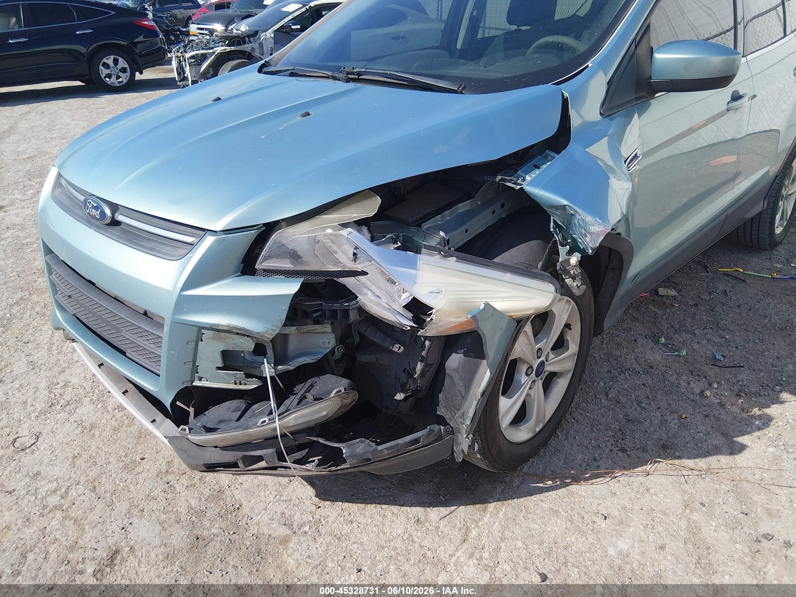 2013 Ford Escape Se Blue vin: 1FMCU0GX4DUD67594