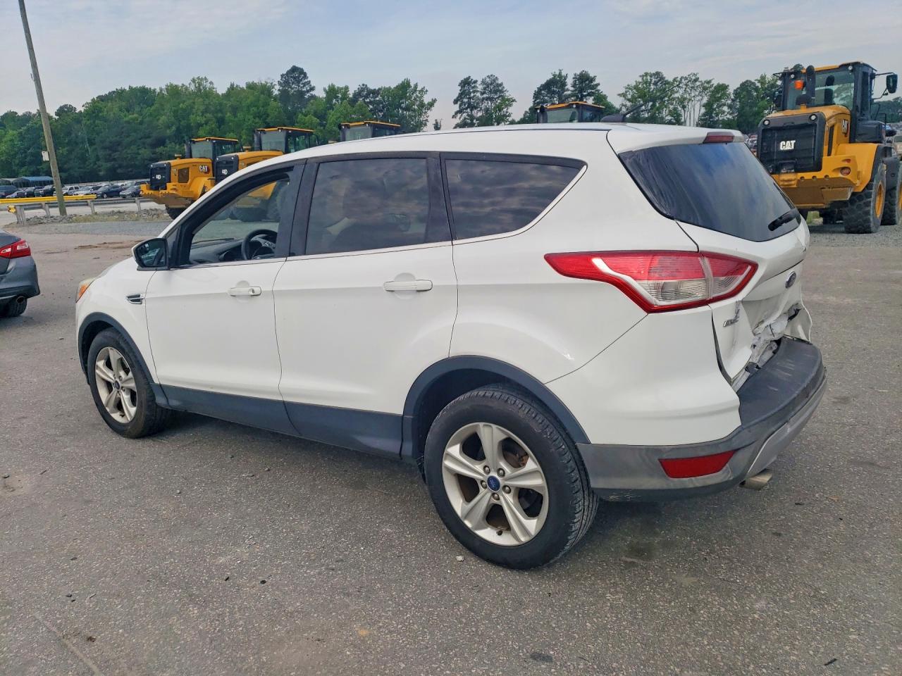 2014 Ford Escape Se White vin: 1FMCU0GX4EUA02396