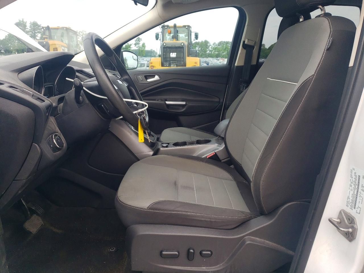 2014 Ford Escape Se White vin: 1FMCU0GX4EUA02396