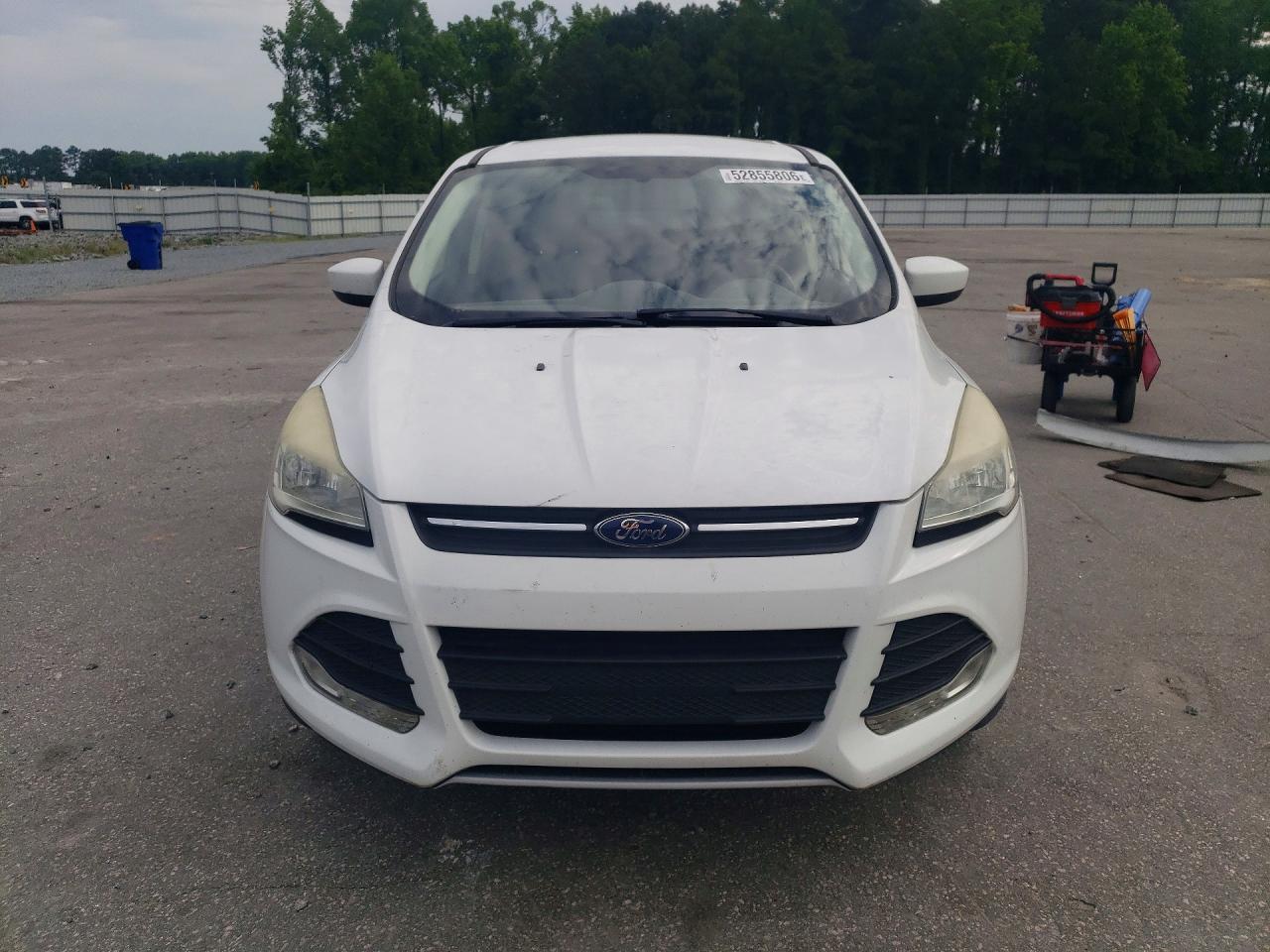 2014 Ford Escape Se White vin: 1FMCU0GX4EUA02396