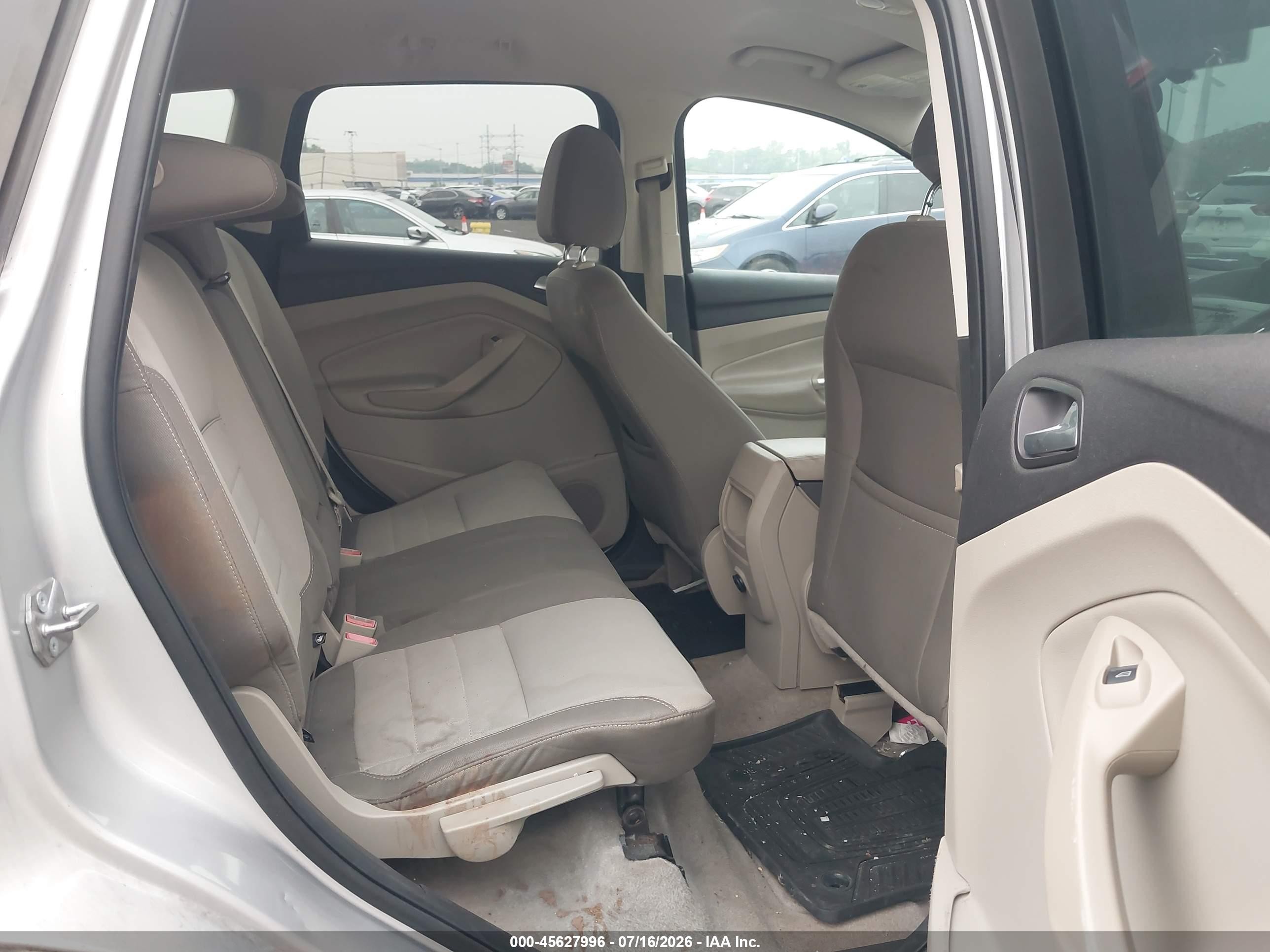 2014 Ford Escape Se Silver vin: 1FMCU0GX4EUA42557