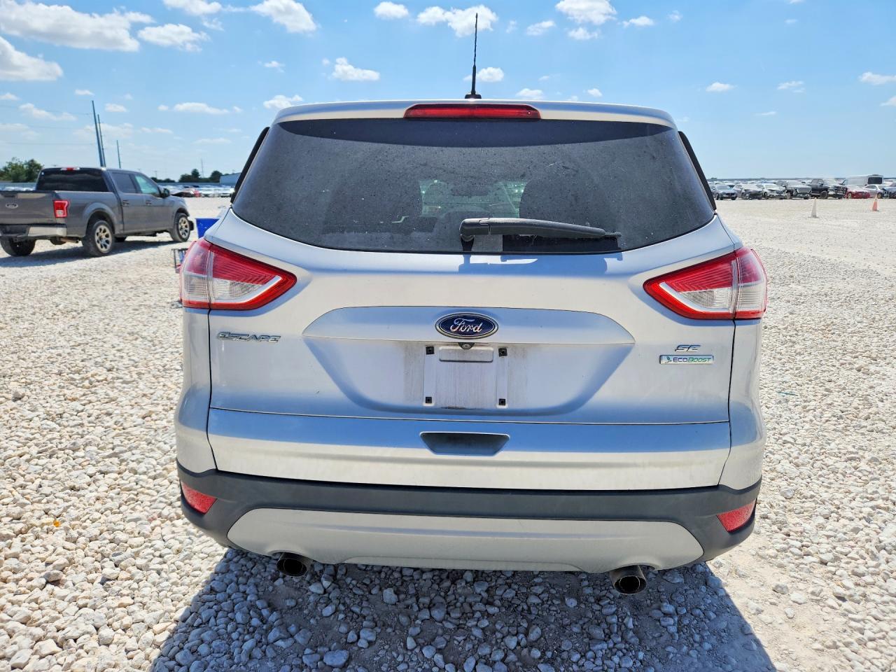 2014 Ford Escape Se Silver vin: 1FMCU0GX4EUB02532