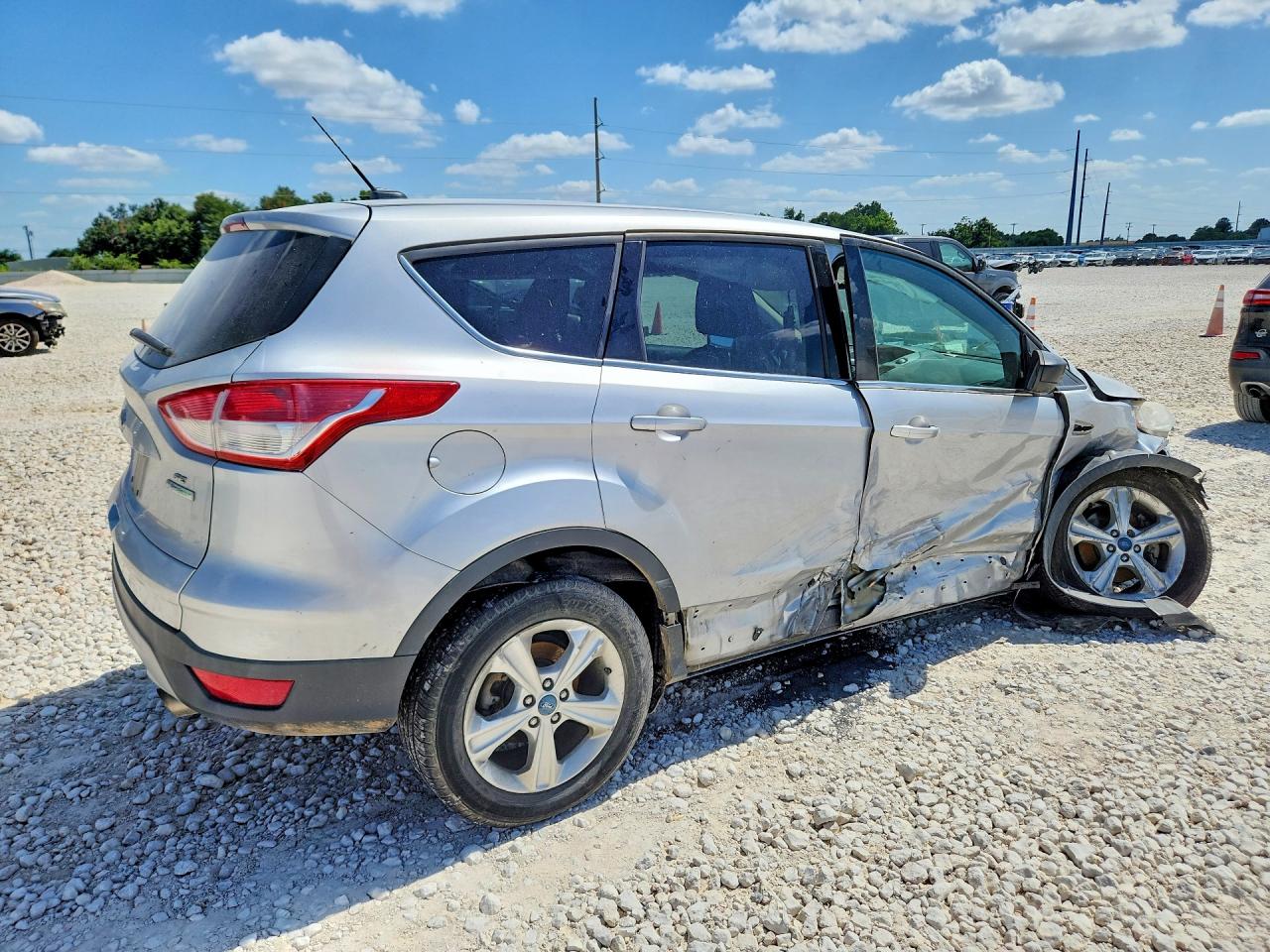 2014 Ford Escape Se Silver vin: 1FMCU0GX4EUB02532
