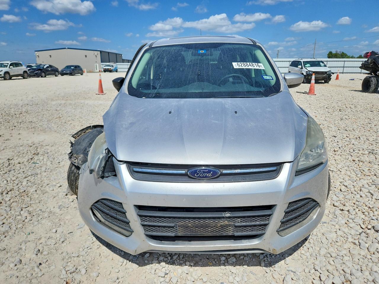2014 Ford Escape Se Silver vin: 1FMCU0GX4EUB02532
