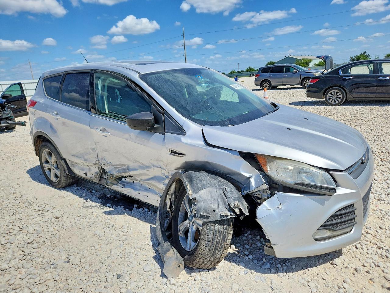 2014 Ford Escape Se Silver vin: 1FMCU0GX4EUB02532