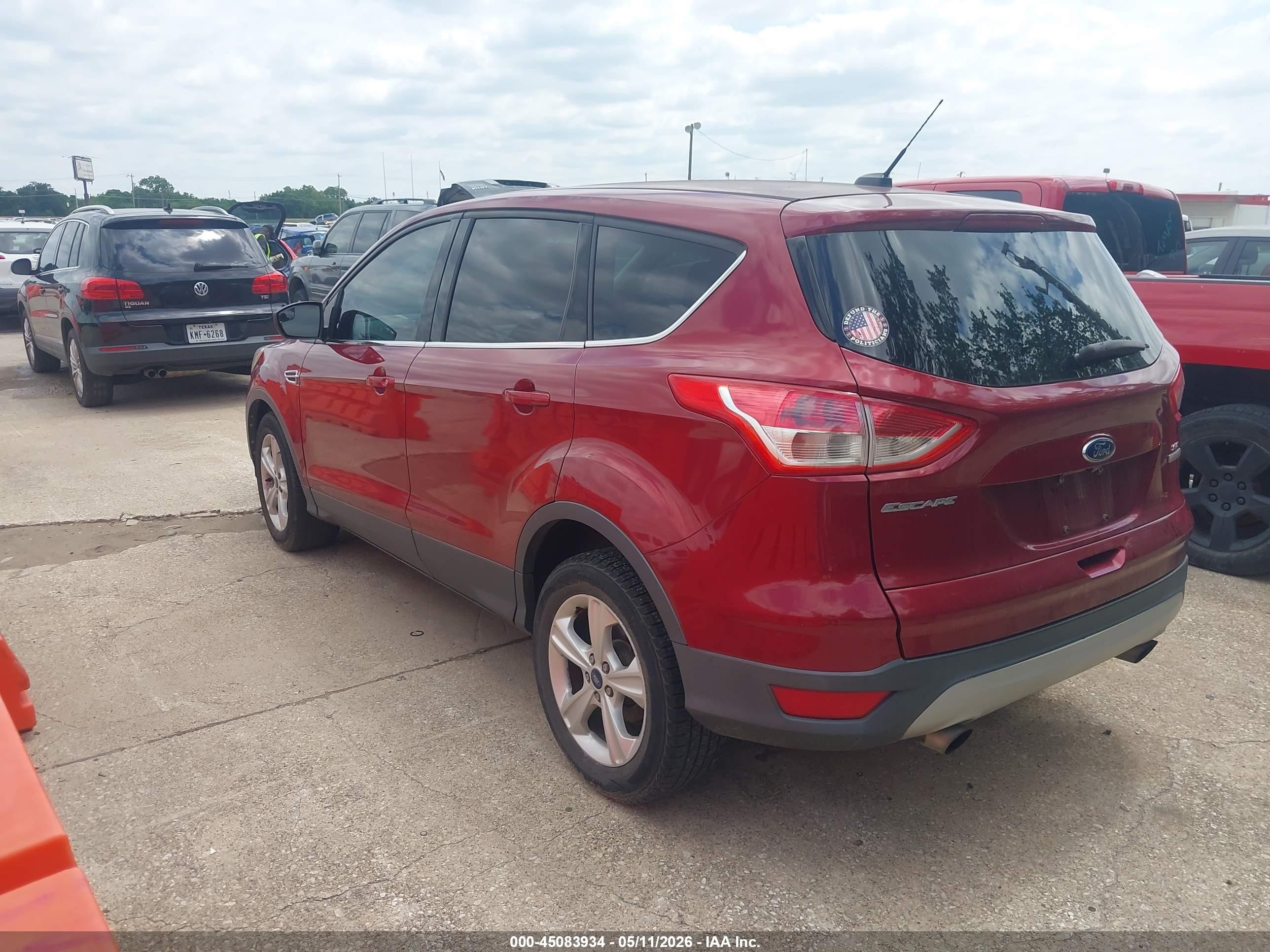 2014 Ford Escape Se Burgundy vin: 1FMCU0GX4EUB15121