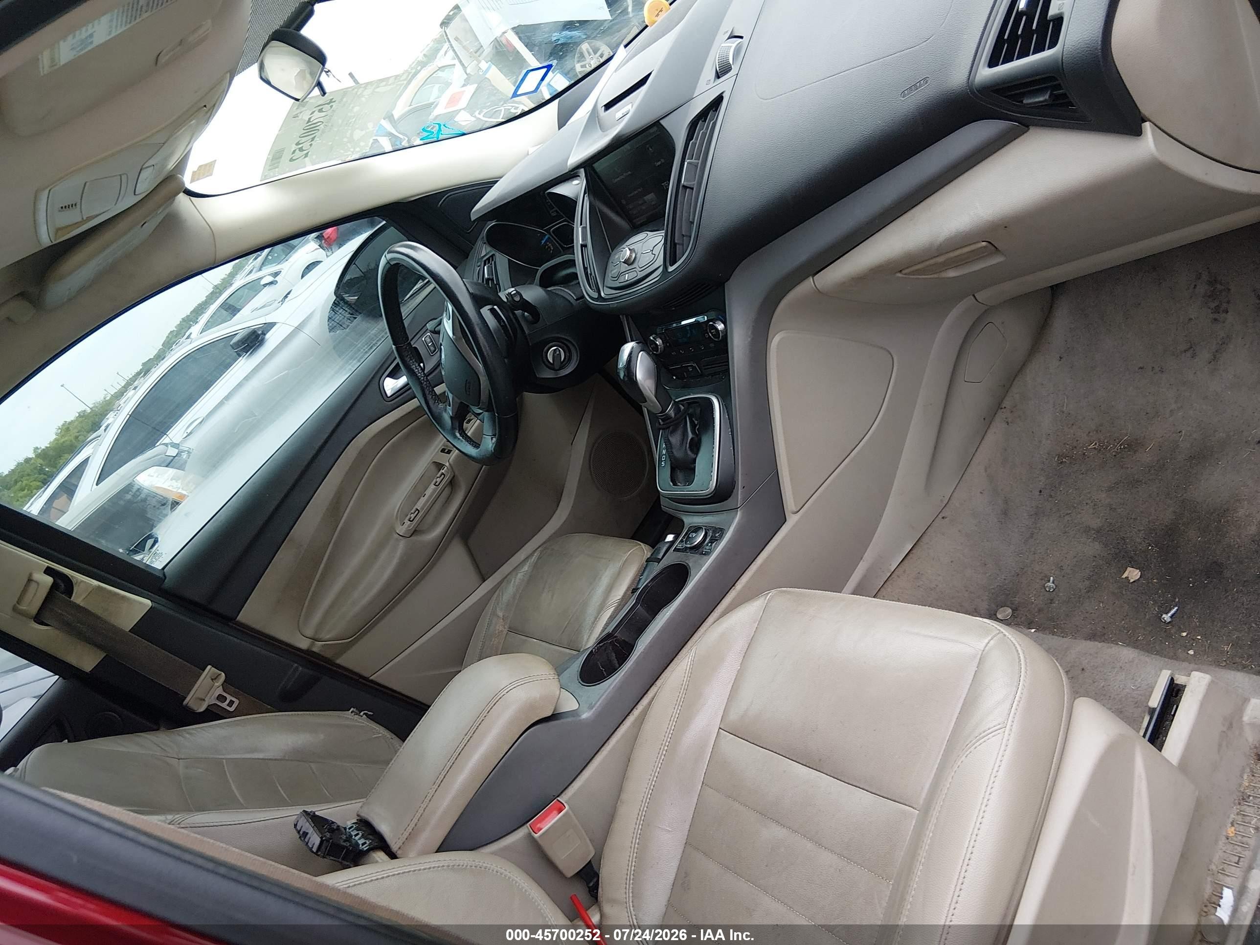 2014 Ford Escape Se Красный vin: 1FMCU0GX4EUB15474