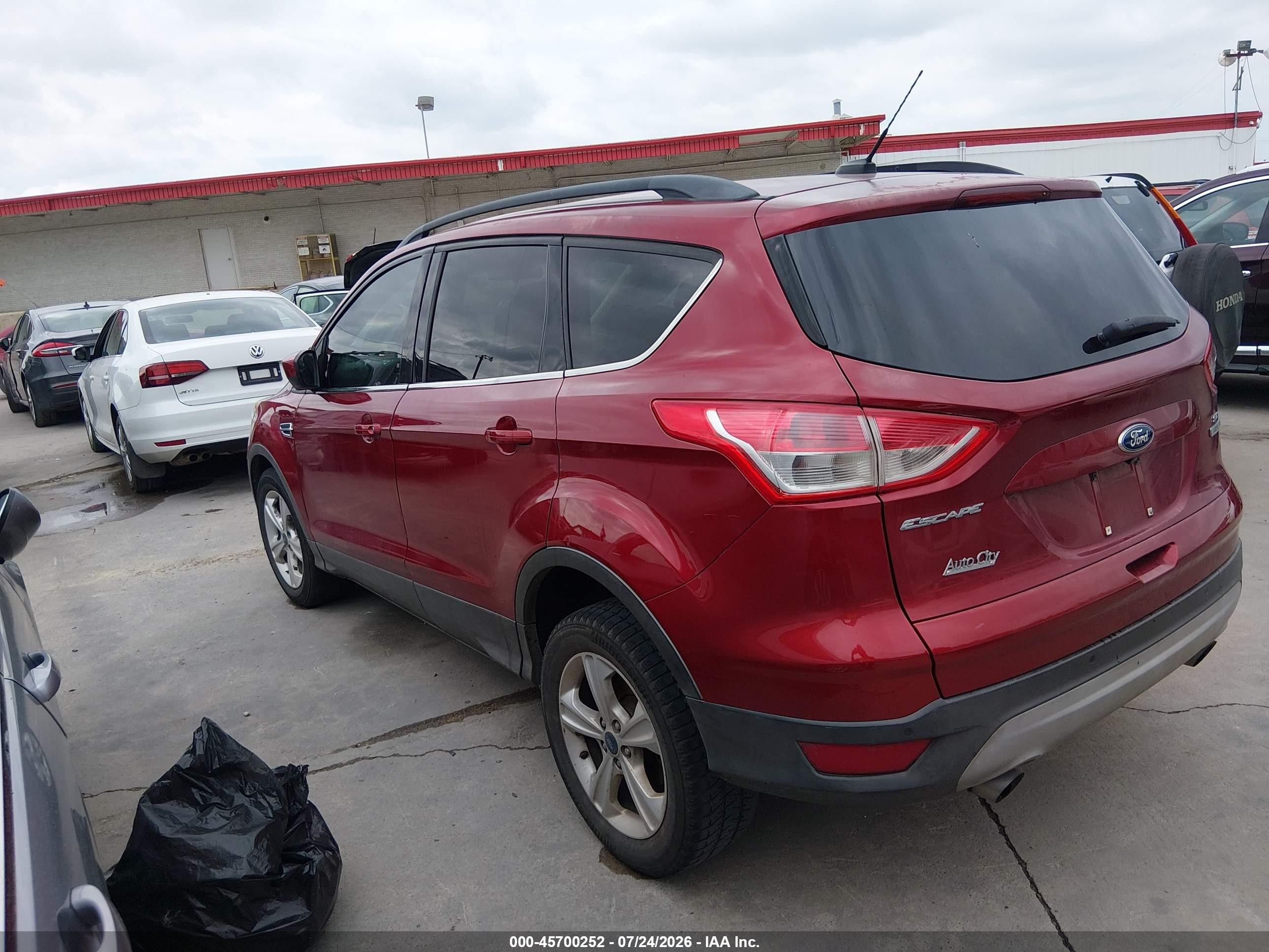 2014 Ford Escape Se Красный vin: 1FMCU0GX4EUB15474