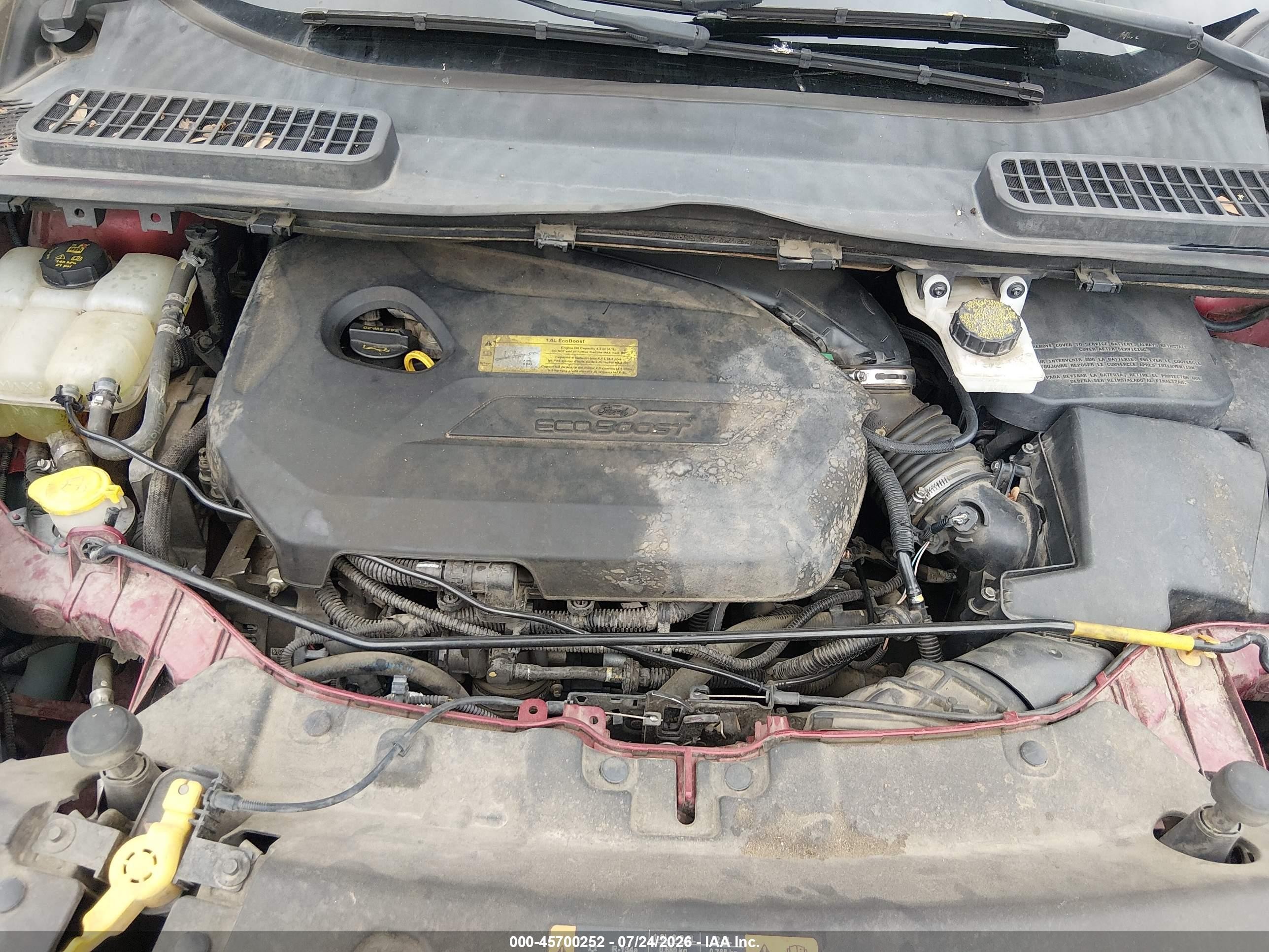 2014 Ford Escape Se Красный vin: 1FMCU0GX4EUB15474