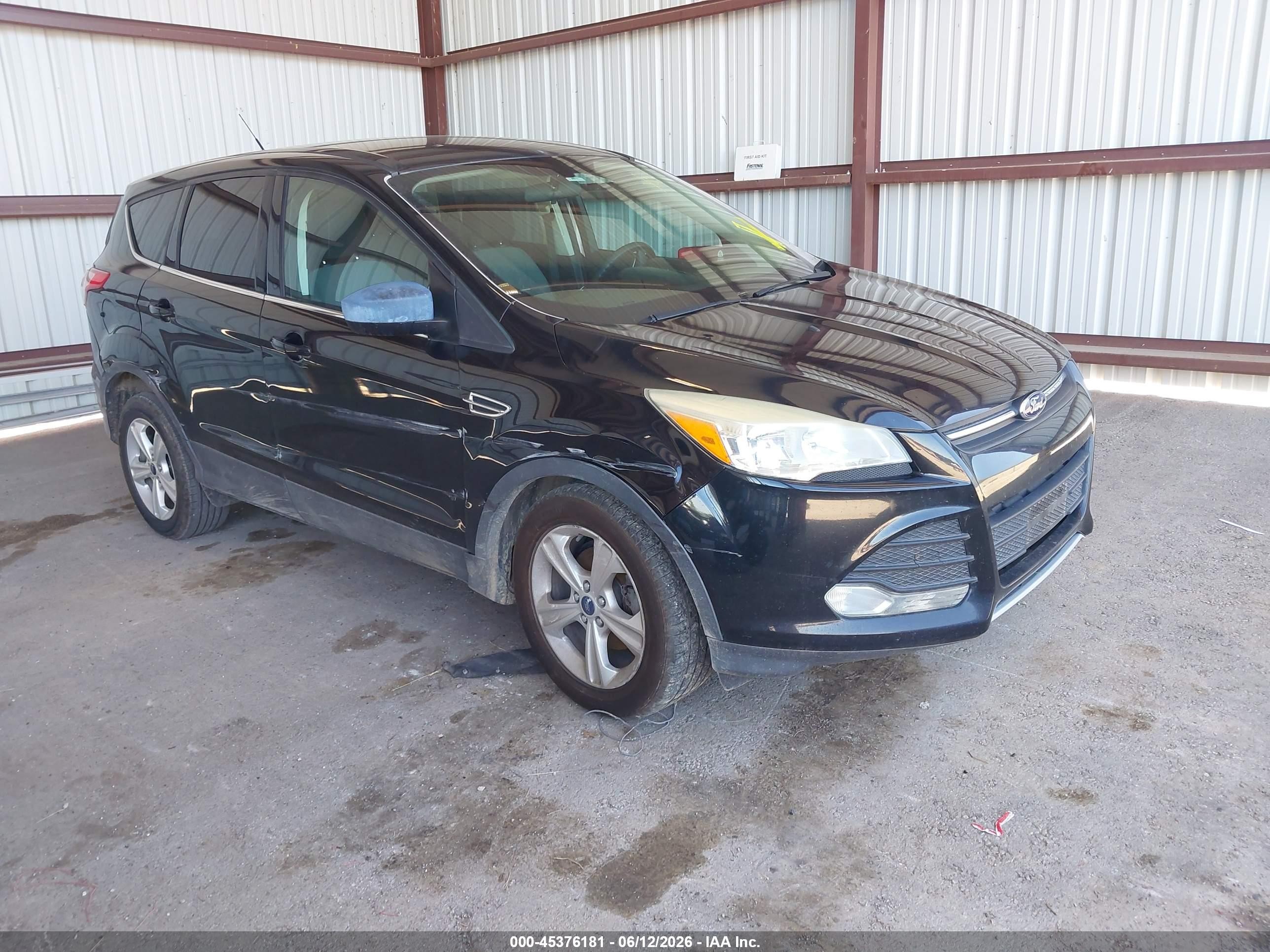 2014 Ford Escape Se Black vin: 1FMCU0GX4EUB25728