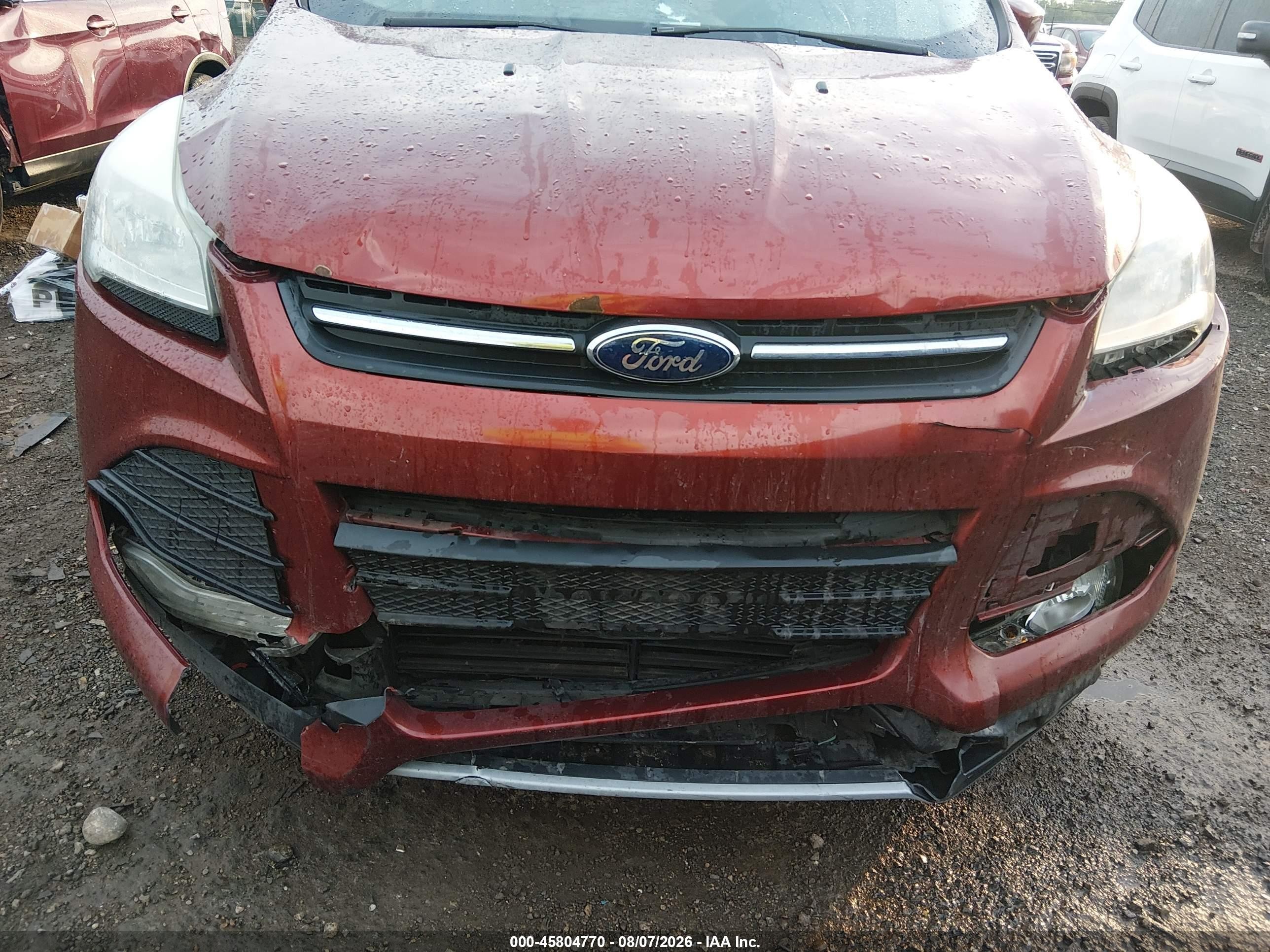 2014 Ford Escape Se Maroon vin: 1FMCU0GX4EUB27866