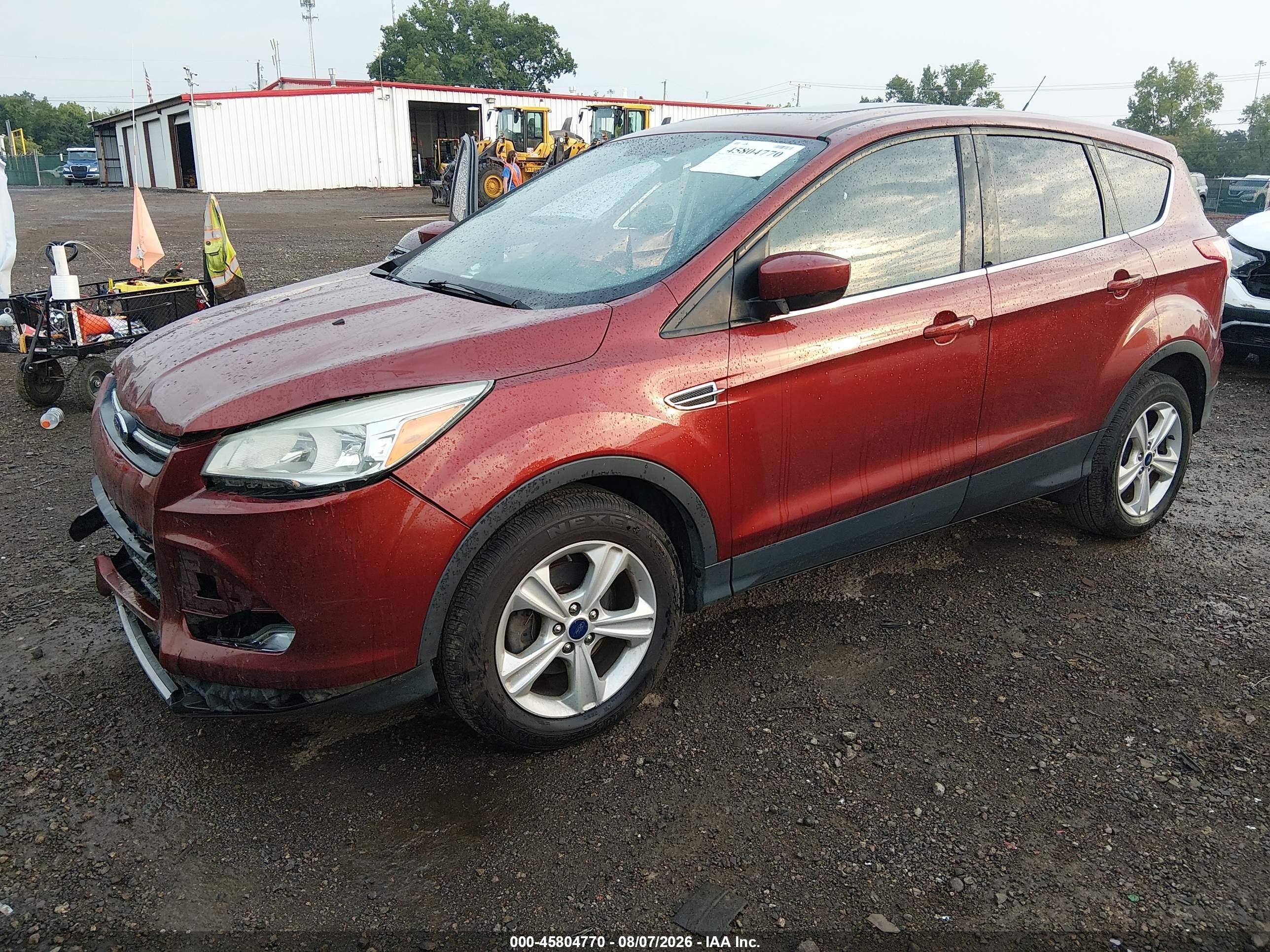 2014 Ford Escape Se Maroon vin: 1FMCU0GX4EUB27866