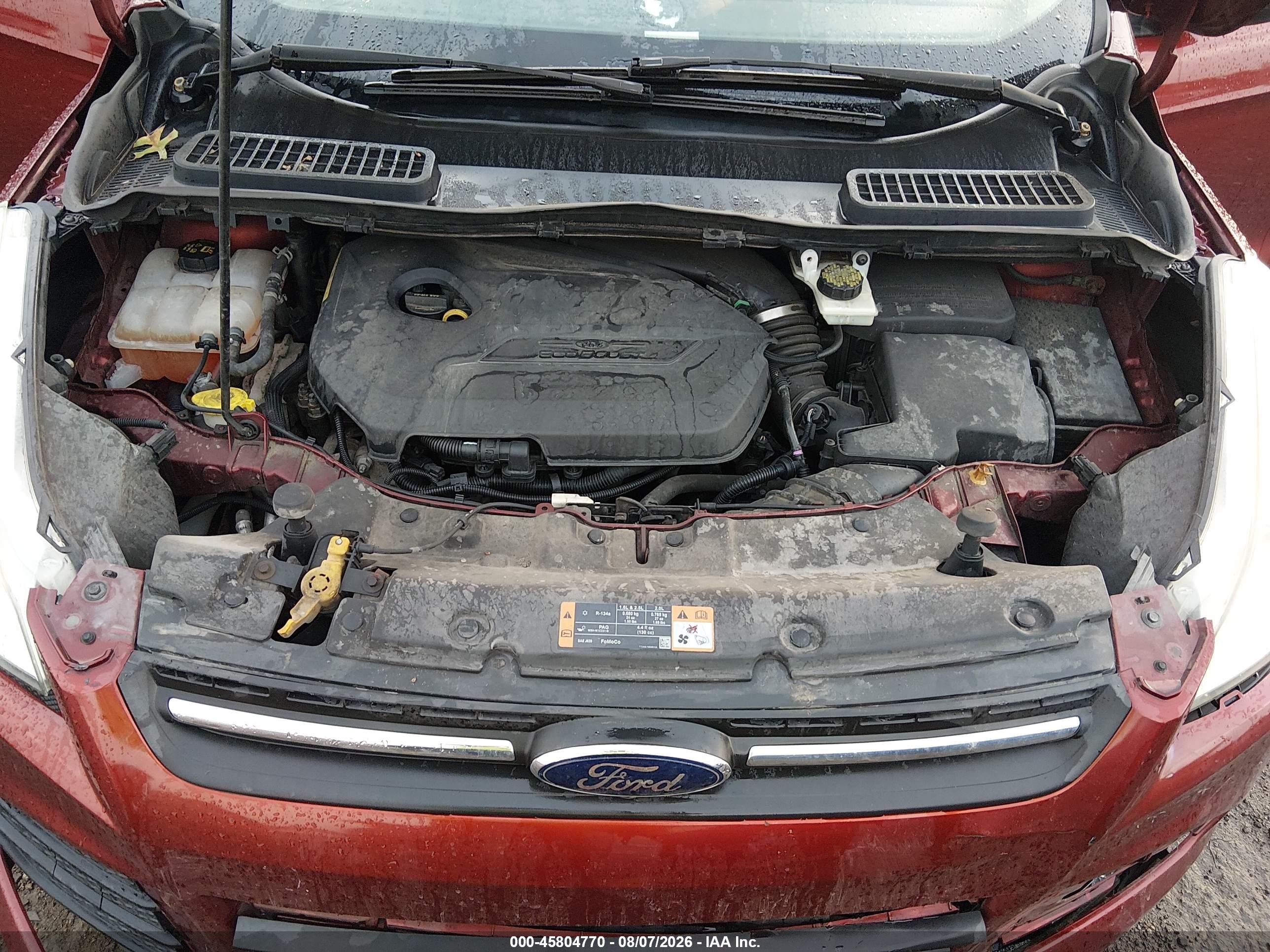 2014 Ford Escape Se Maroon vin: 1FMCU0GX4EUB27866