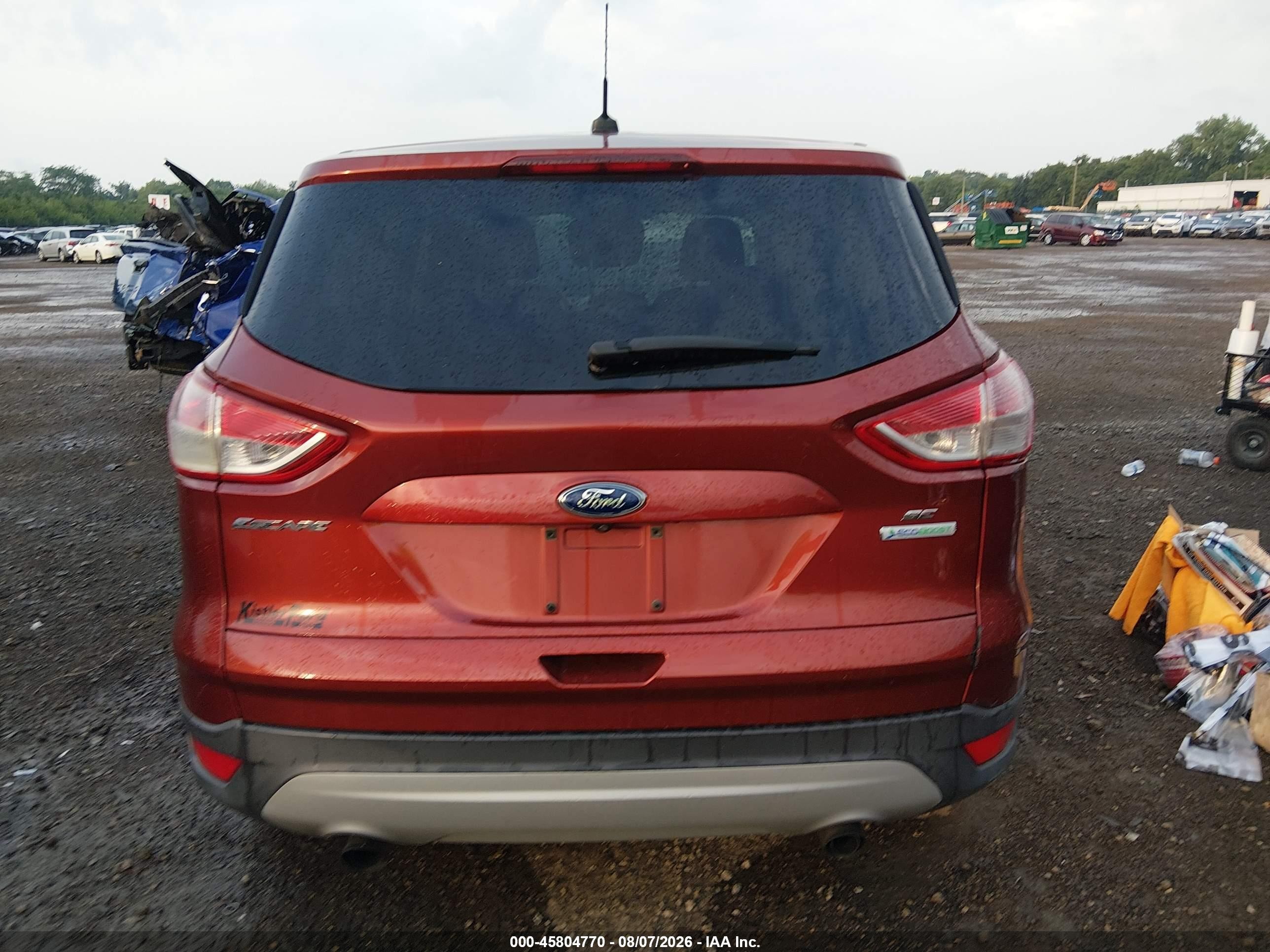 2014 Ford Escape Se Maroon vin: 1FMCU0GX4EUB27866