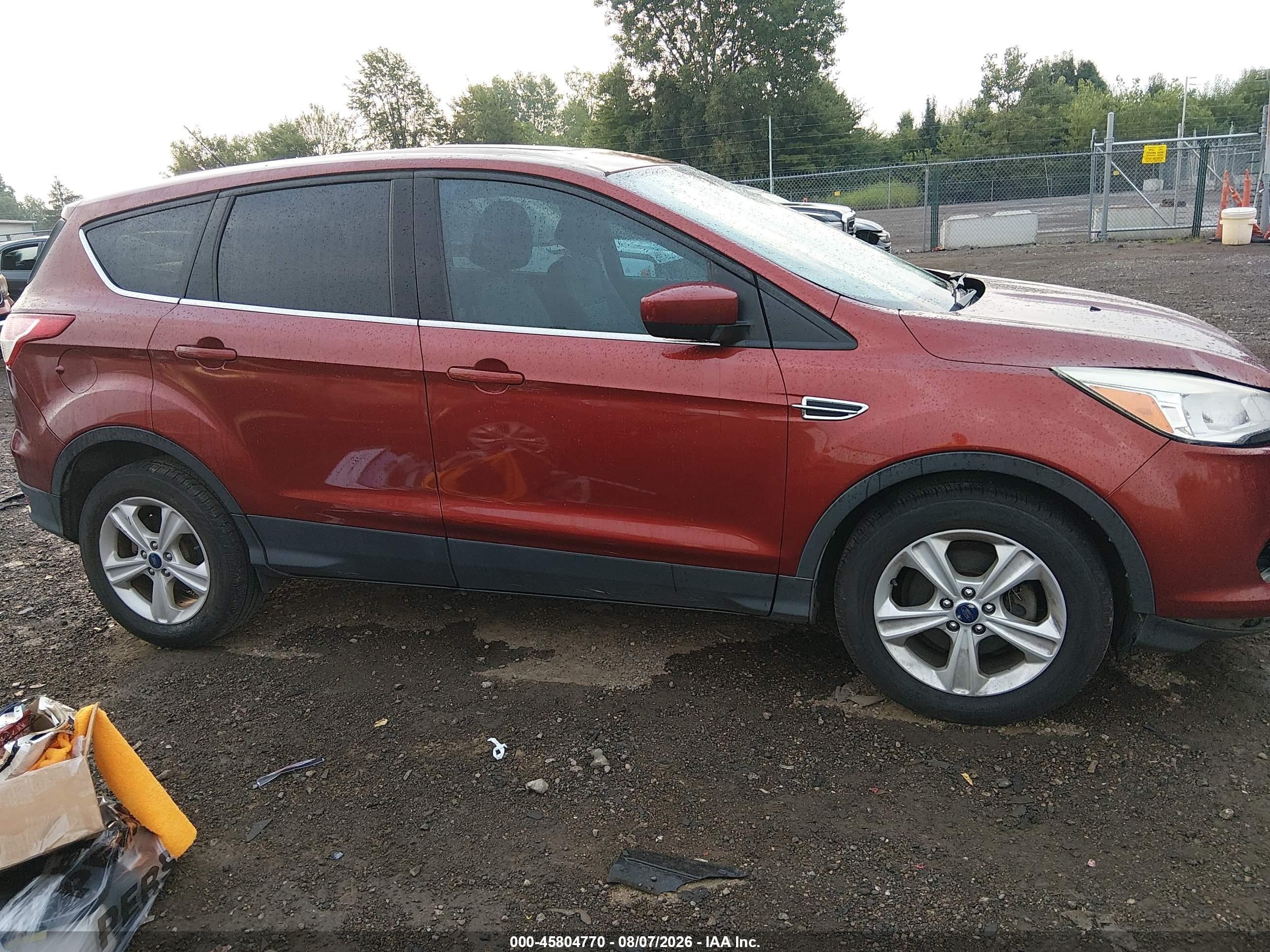 2014 Ford Escape Se Maroon vin: 1FMCU0GX4EUB27866