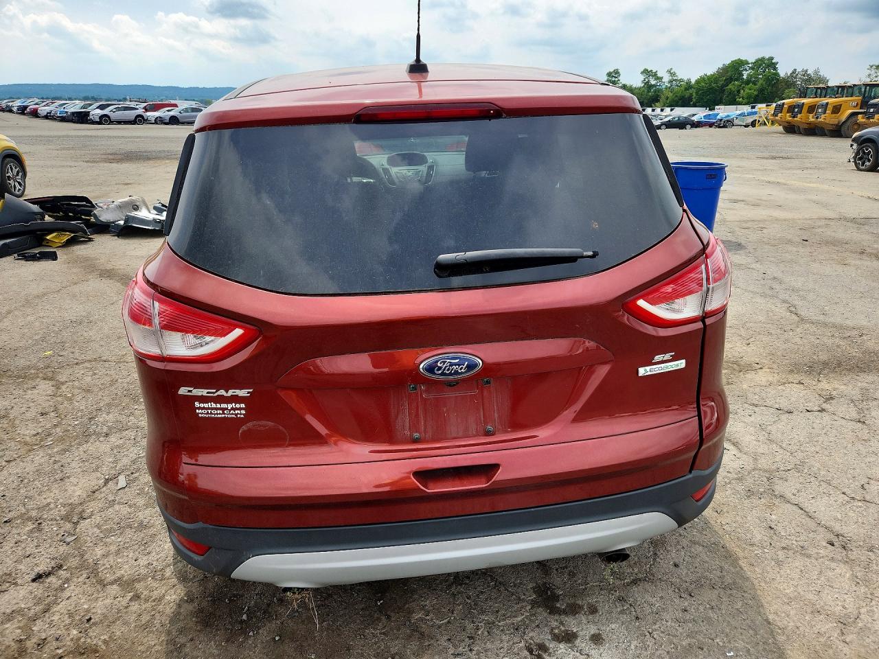 2014 Ford Escape Se Brown vin: 1FMCU0GX4EUB54324