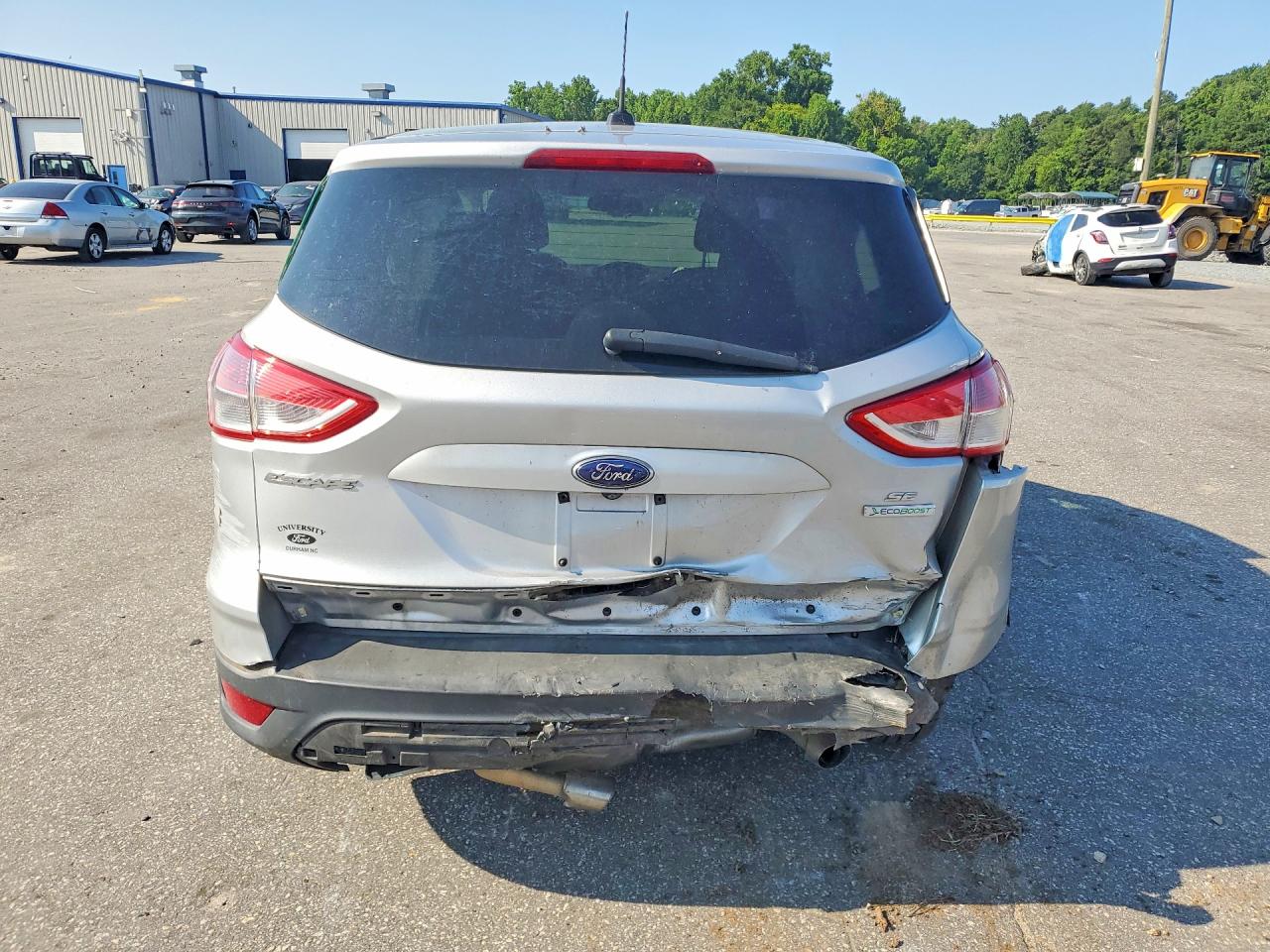 2014 Ford Escape Se Silver vin: 1FMCU0GX4EUB54405