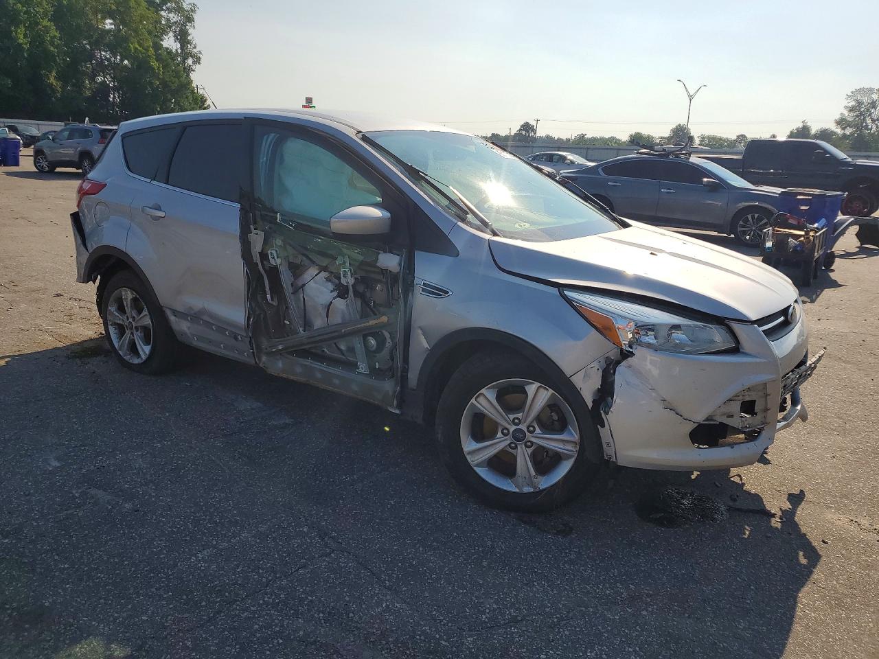 2014 Ford Escape Se Silver vin: 1FMCU0GX4EUB54405