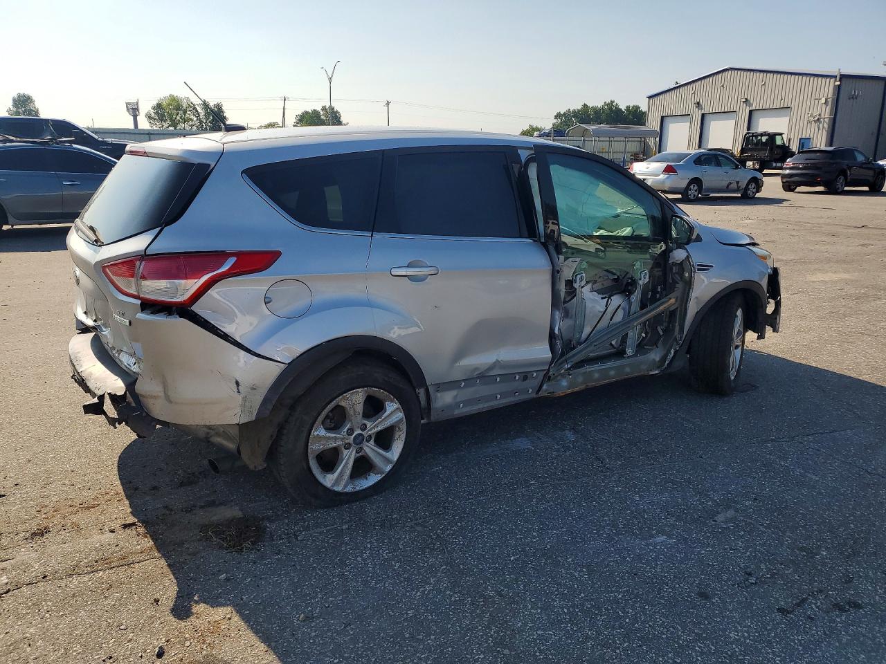 2014 Ford Escape Se Silver vin: 1FMCU0GX4EUB54405