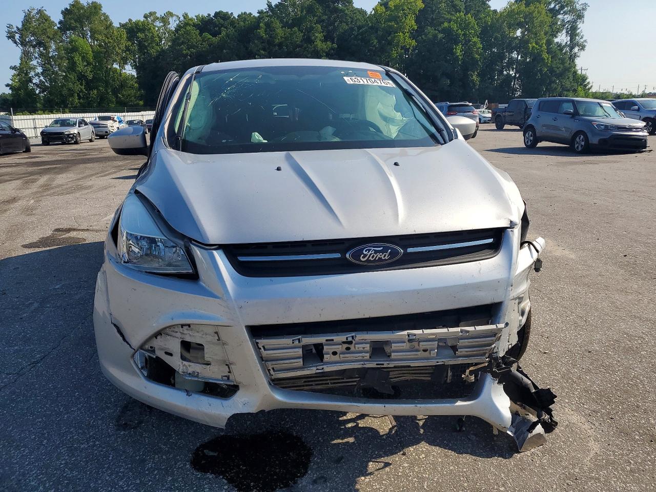 2014 Ford Escape Se Silver vin: 1FMCU0GX4EUB54405