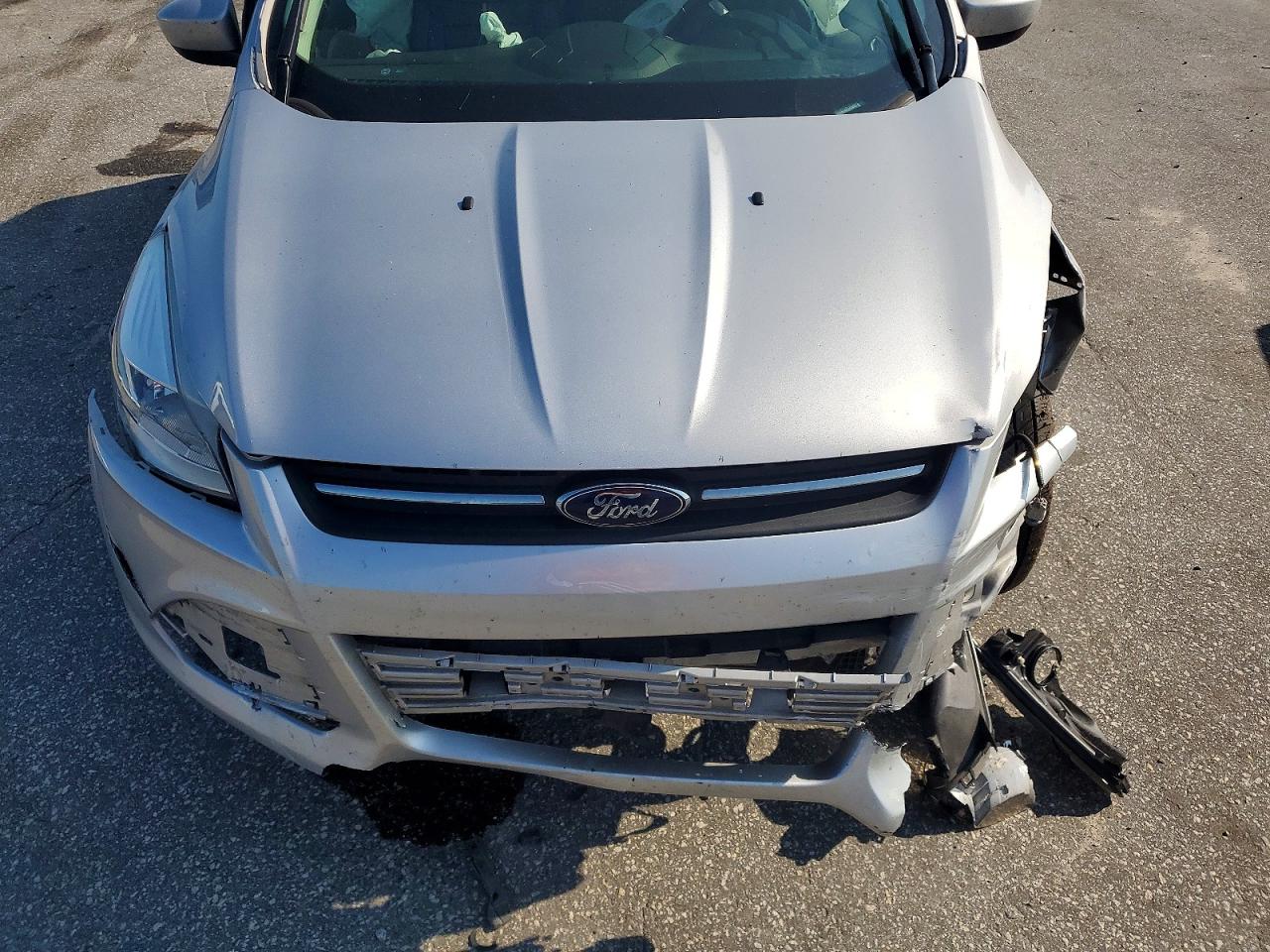 2014 Ford Escape Se Silver vin: 1FMCU0GX4EUB54405