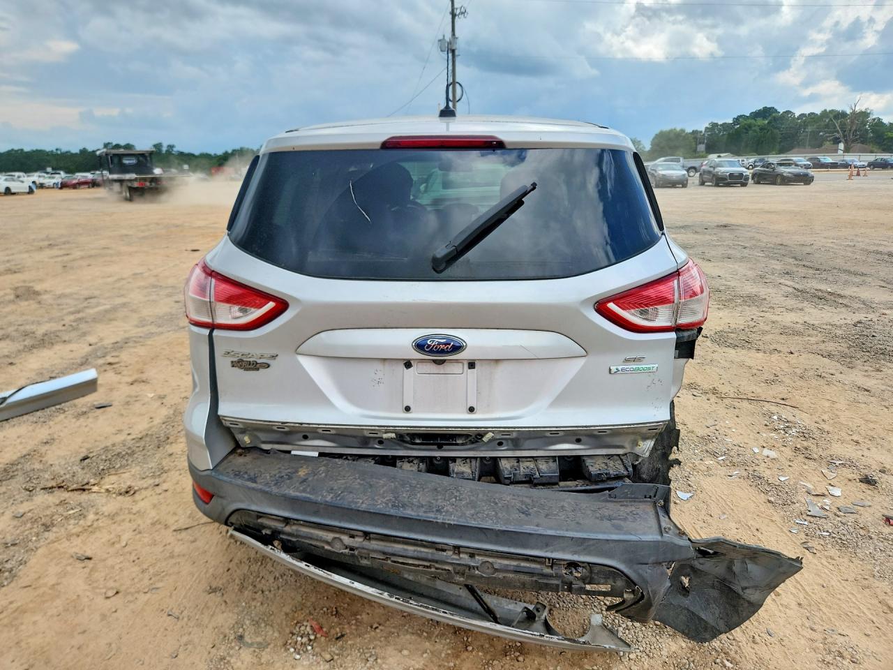 2014 Ford Escape Se Серебряный vin: 1FMCU0GX4EUB55618