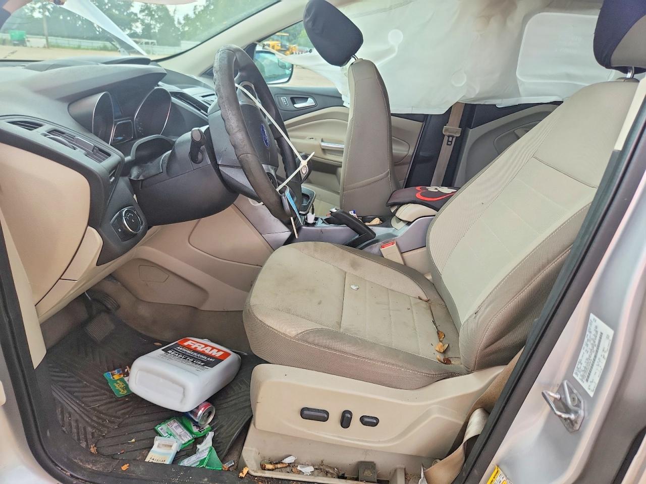 2014 Ford Escape Se Серебряный vin: 1FMCU0GX4EUB55618