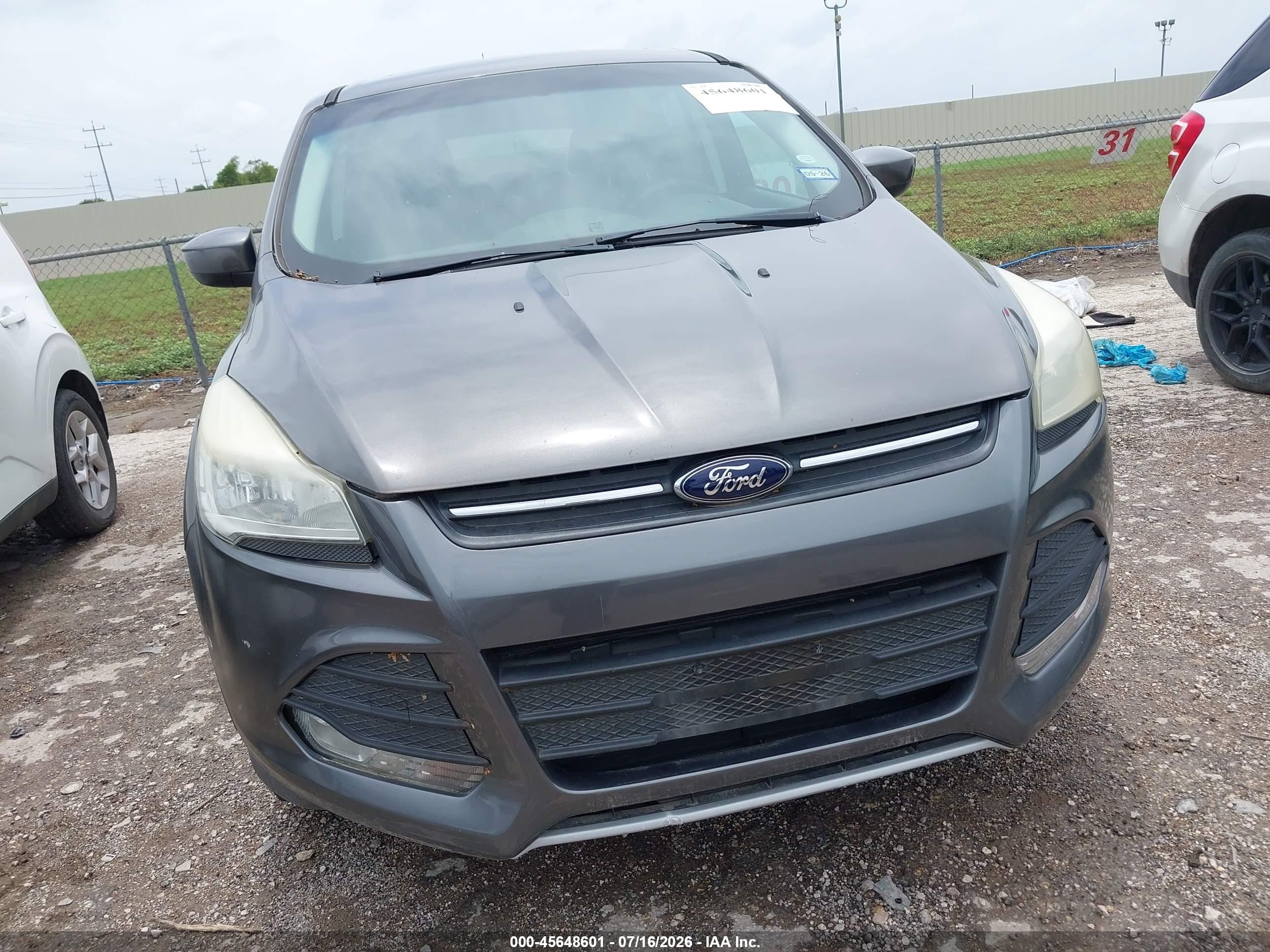 2014 Ford Escape Se Gray vin: 1FMCU0GX4EUB65372