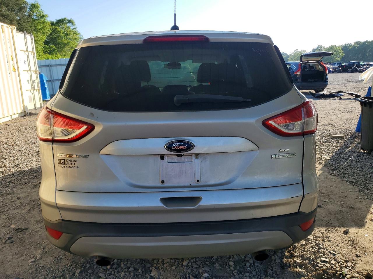 2014 Ford Escape Se Silver vin: 1FMCU0GX4EUB76114