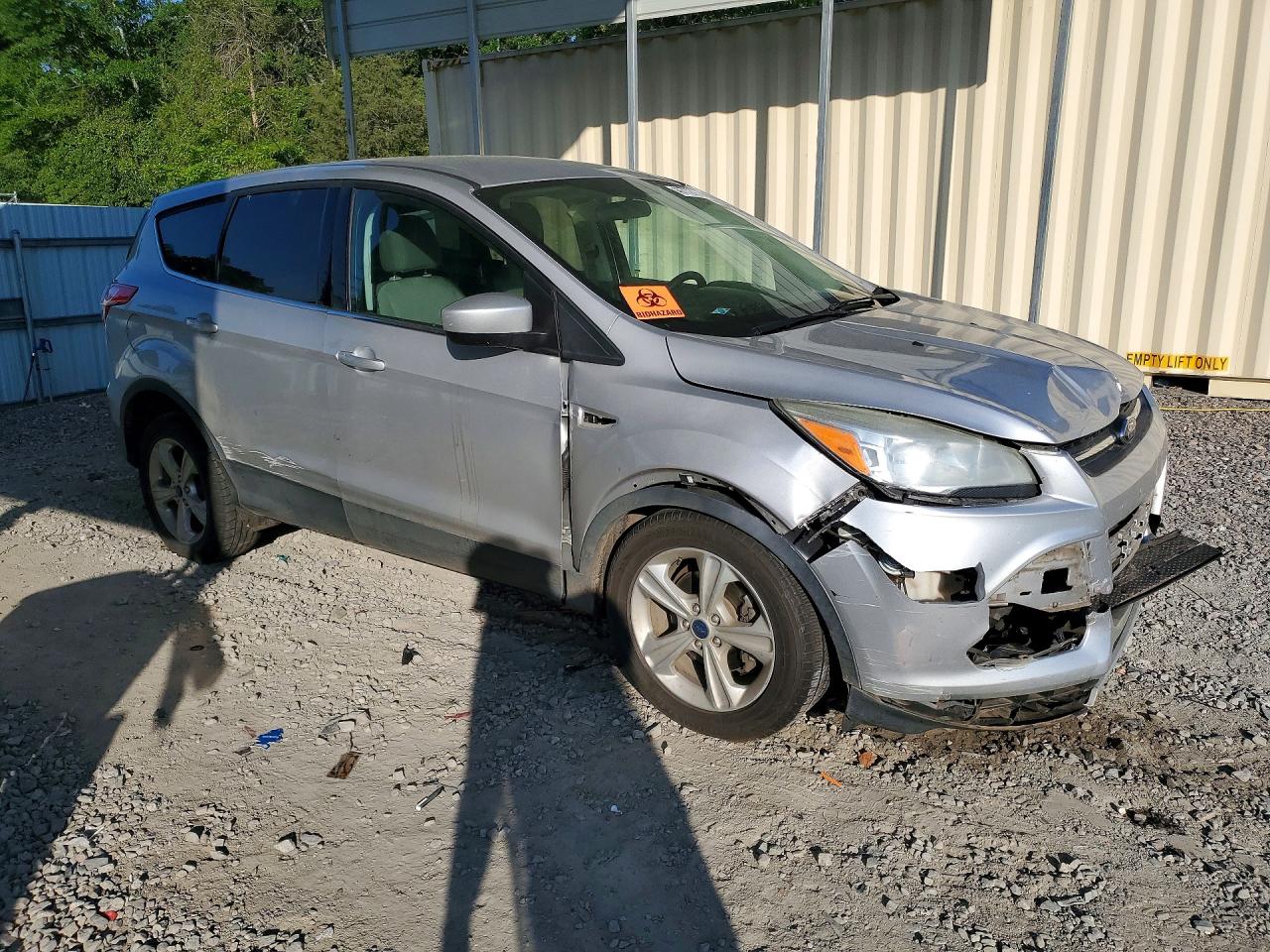 2014 Ford Escape Se Silver vin: 1FMCU0GX4EUB76114