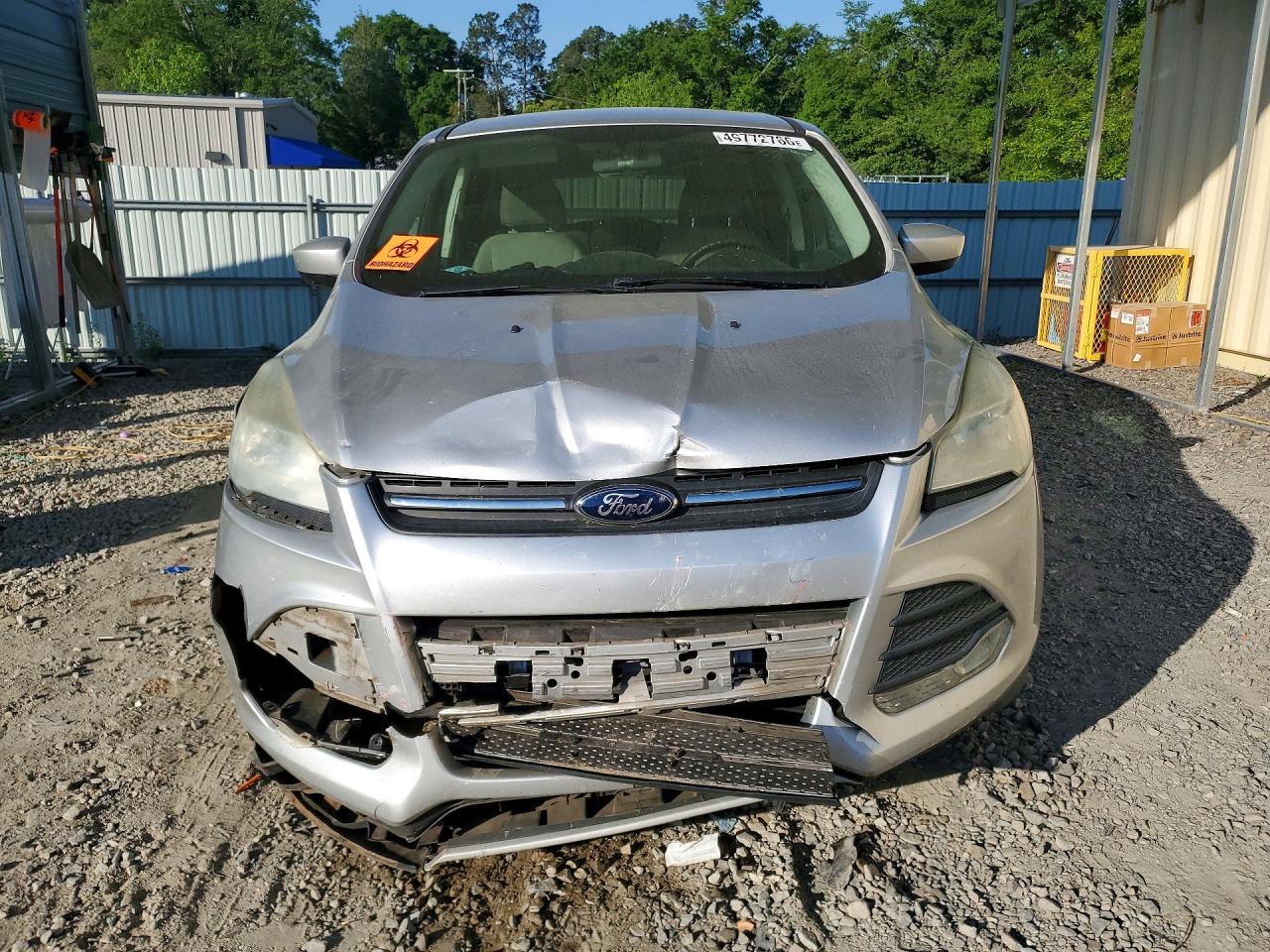 2014 Ford Escape Se Silver vin: 1FMCU0GX4EUB76114