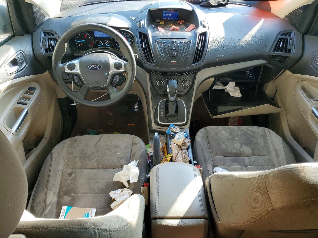 2014 Ford Escape Se Silver vin: 1FMCU0GX4EUB76114