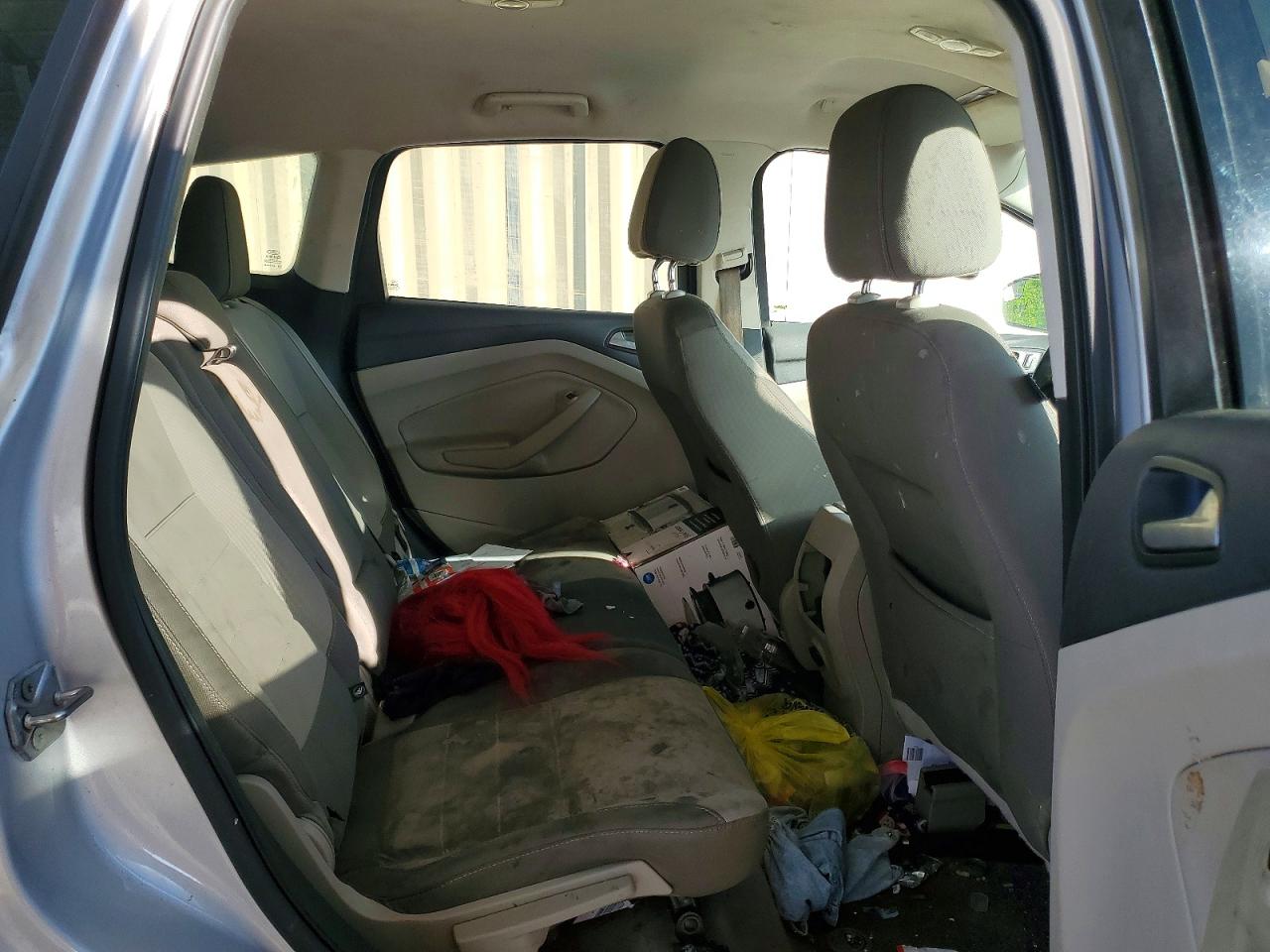 2014 Ford Escape Se Silver vin: 1FMCU0GX4EUB76114