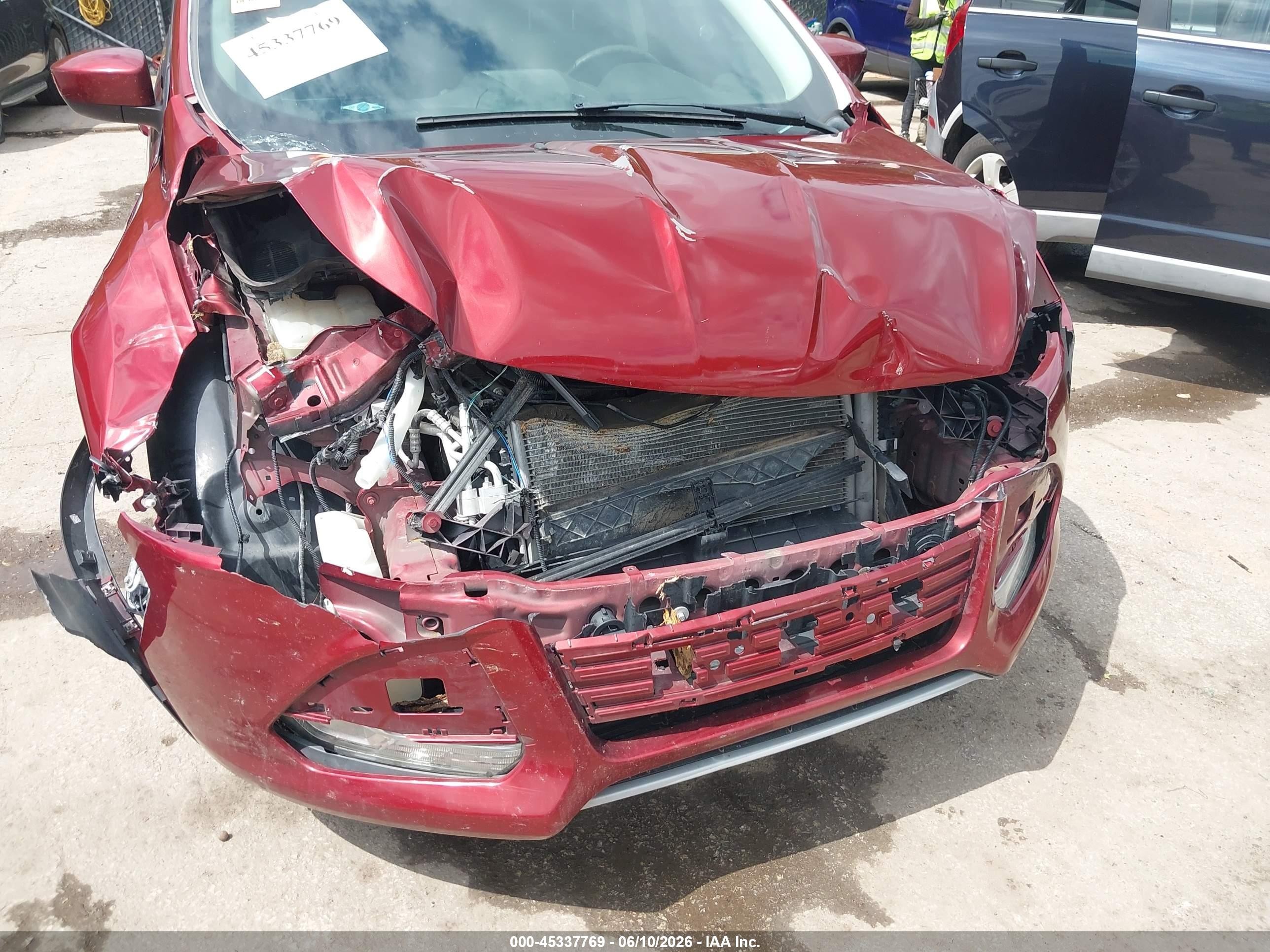 2014 Ford Escape Se Red vin: 1FMCU0GX4EUB79644