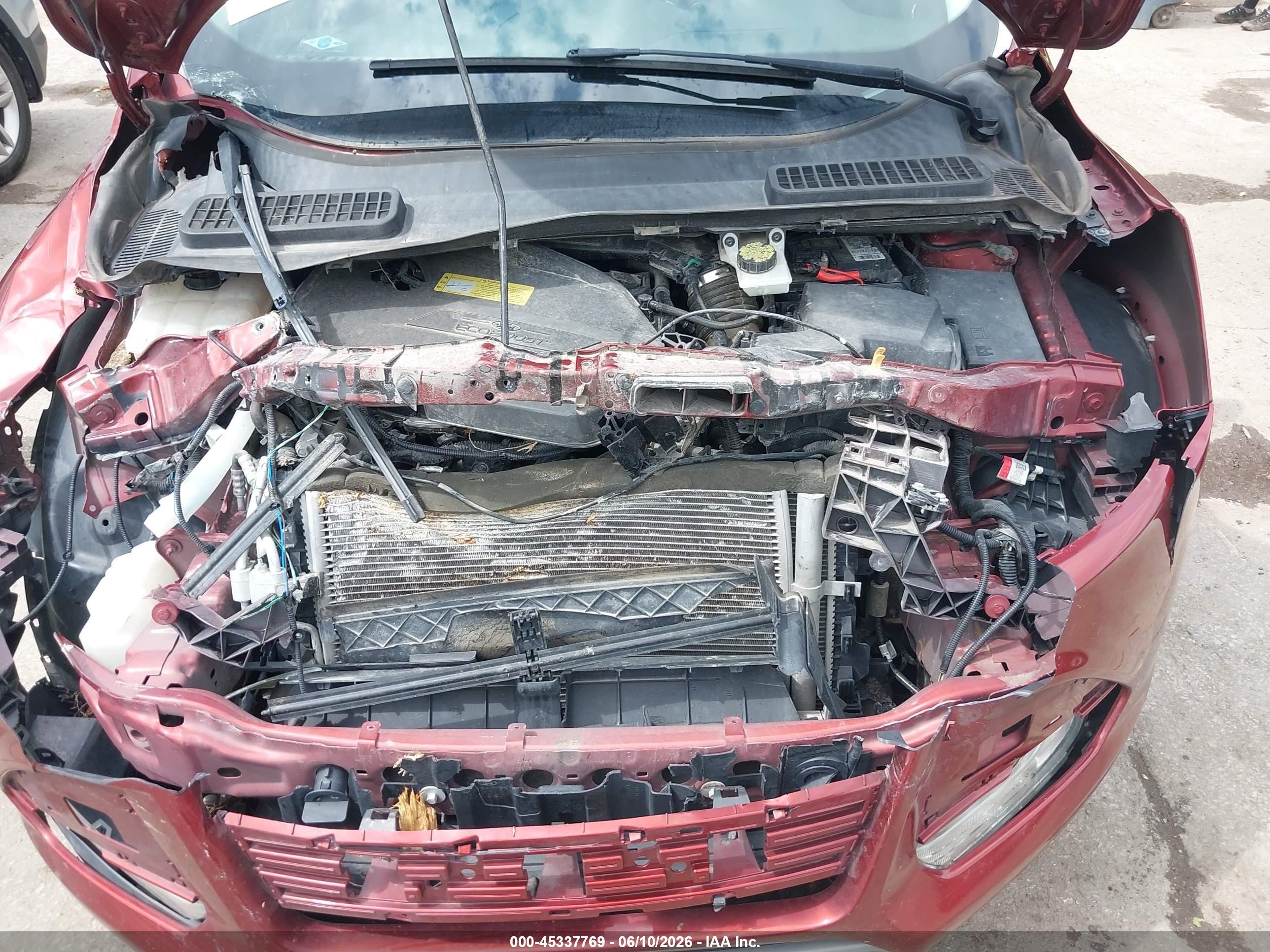 2014 Ford Escape Se Red vin: 1FMCU0GX4EUB79644