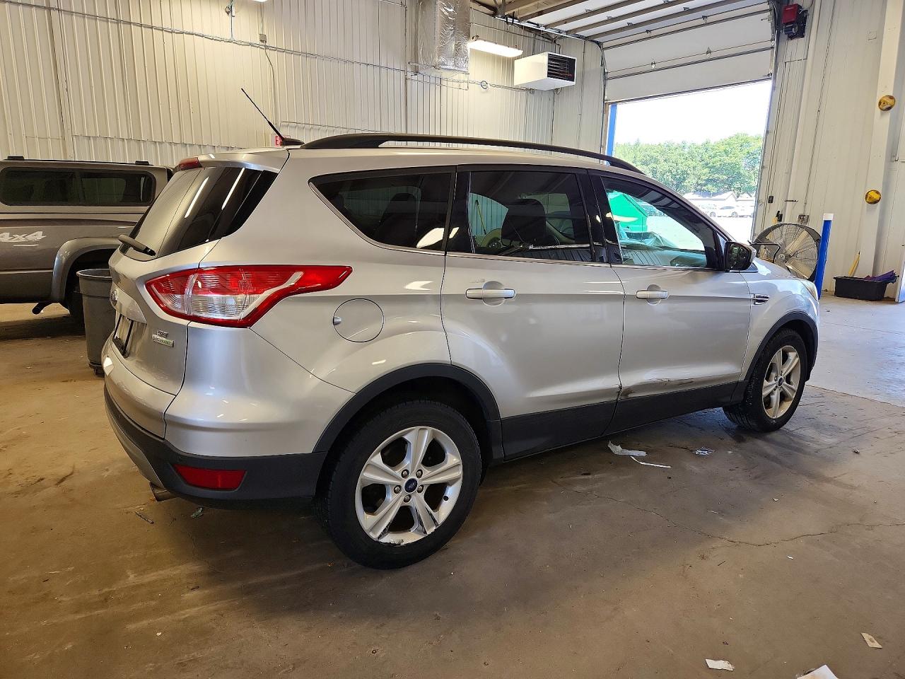 2014 Ford Escape Se Silver vin: 1FMCU0GX4EUB80194