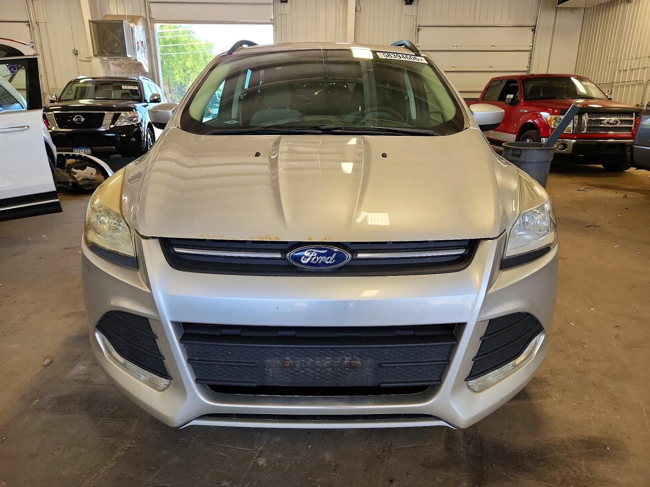 2014 Ford Escape Se Silver vin: 1FMCU0GX4EUB80194