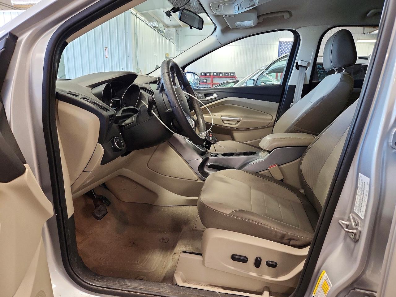 2014 Ford Escape Se Silver vin: 1FMCU0GX4EUB80194