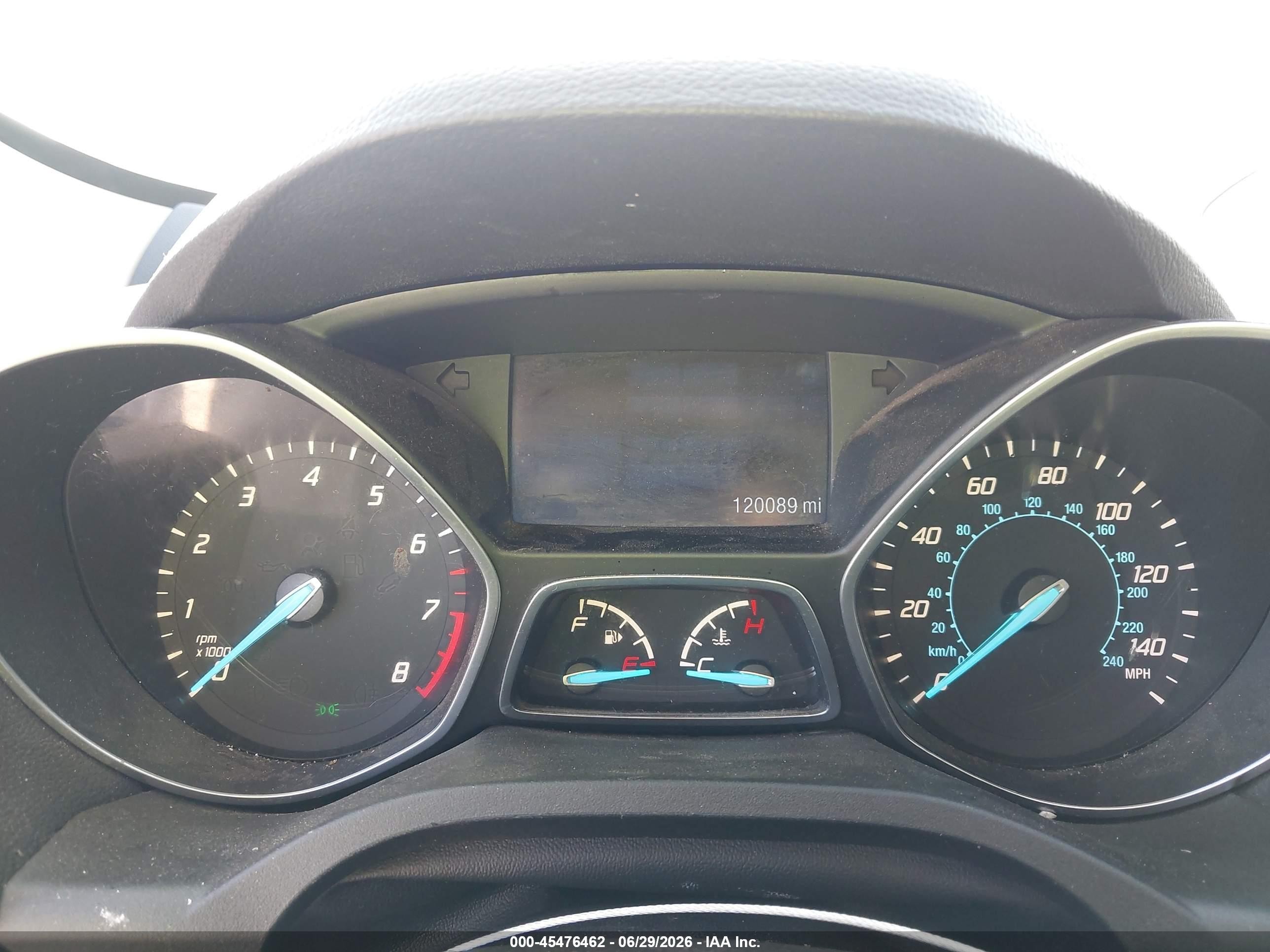 2014 Ford Escape Se White vin: 1FMCU0GX4EUB84178