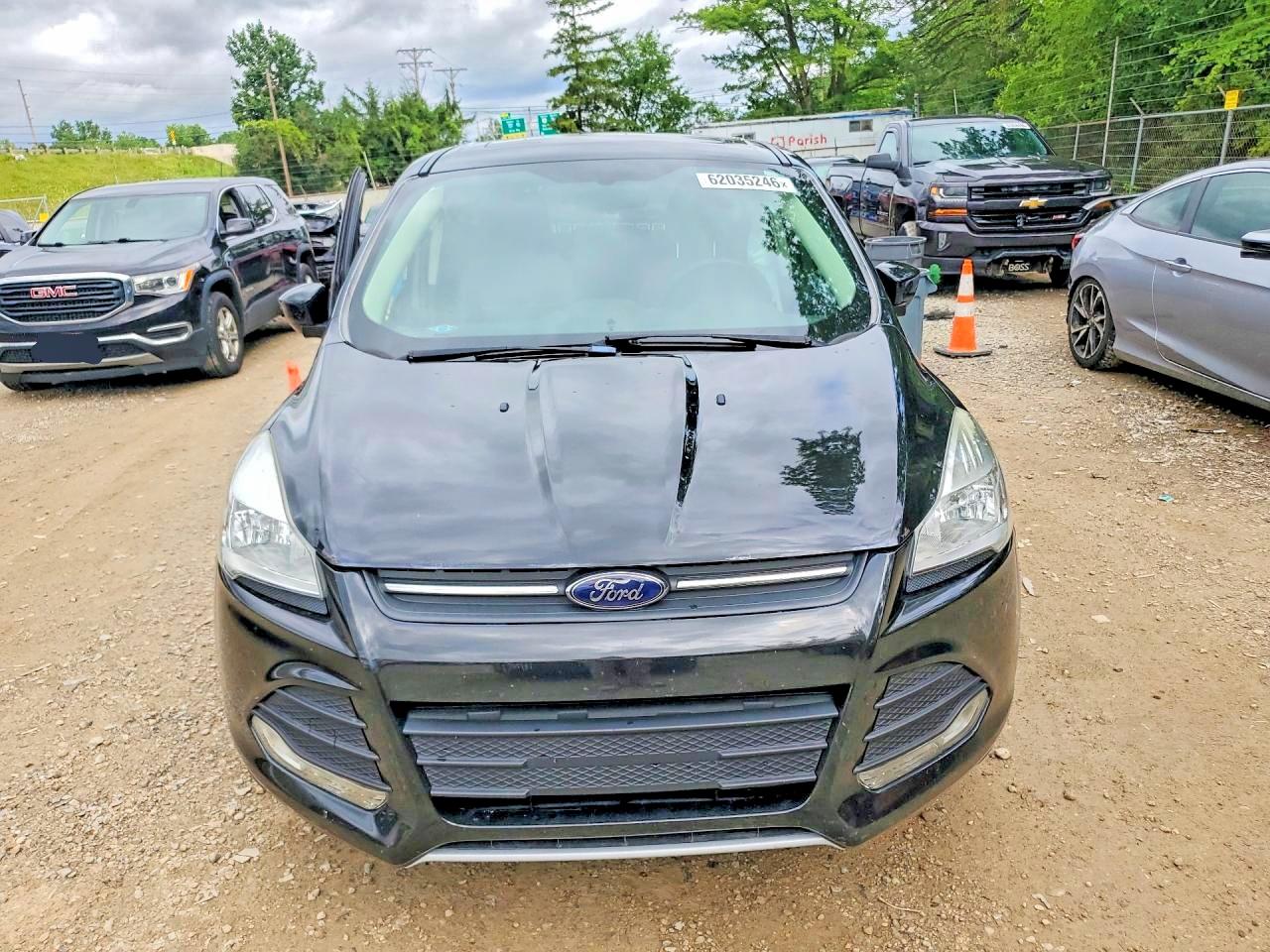 2014 Ford Escape Se Black vin: 1FMCU0GX4EUB94662