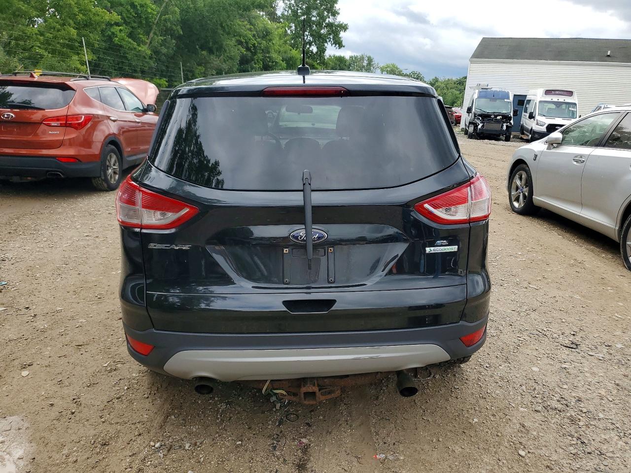 2014 Ford Escape Se Black vin: 1FMCU0GX4EUB94662