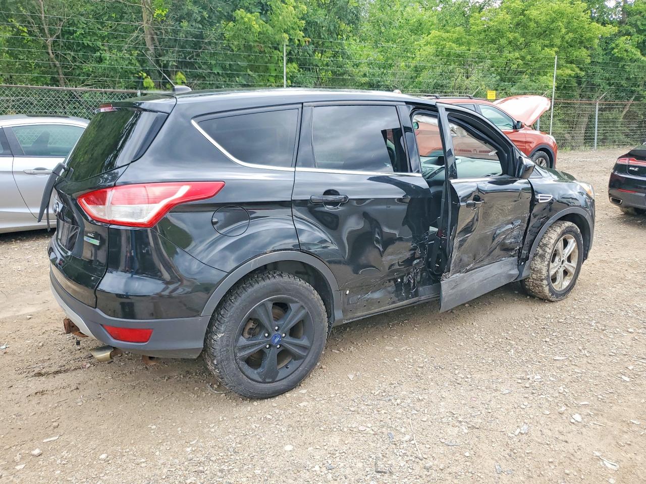 2014 Ford Escape Se Black vin: 1FMCU0GX4EUB94662