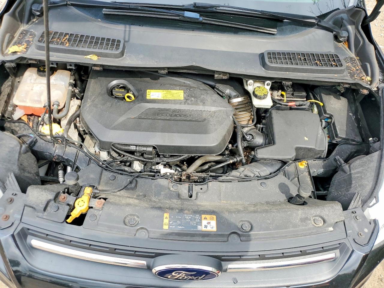 2014 Ford Escape Se Black vin: 1FMCU0GX4EUB94662