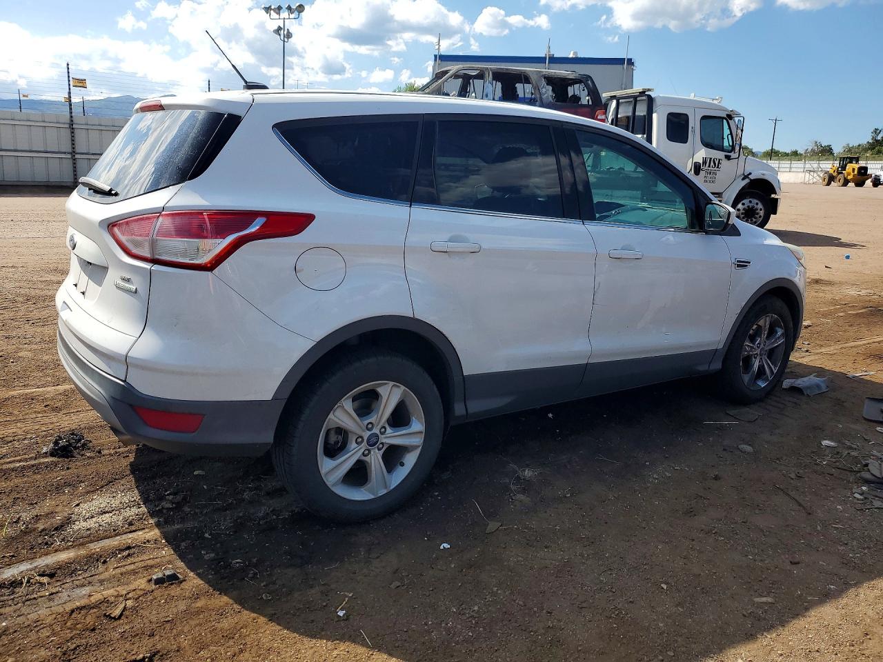 2014 Ford Escape Se White vin: 1FMCU0GX4EUB99652