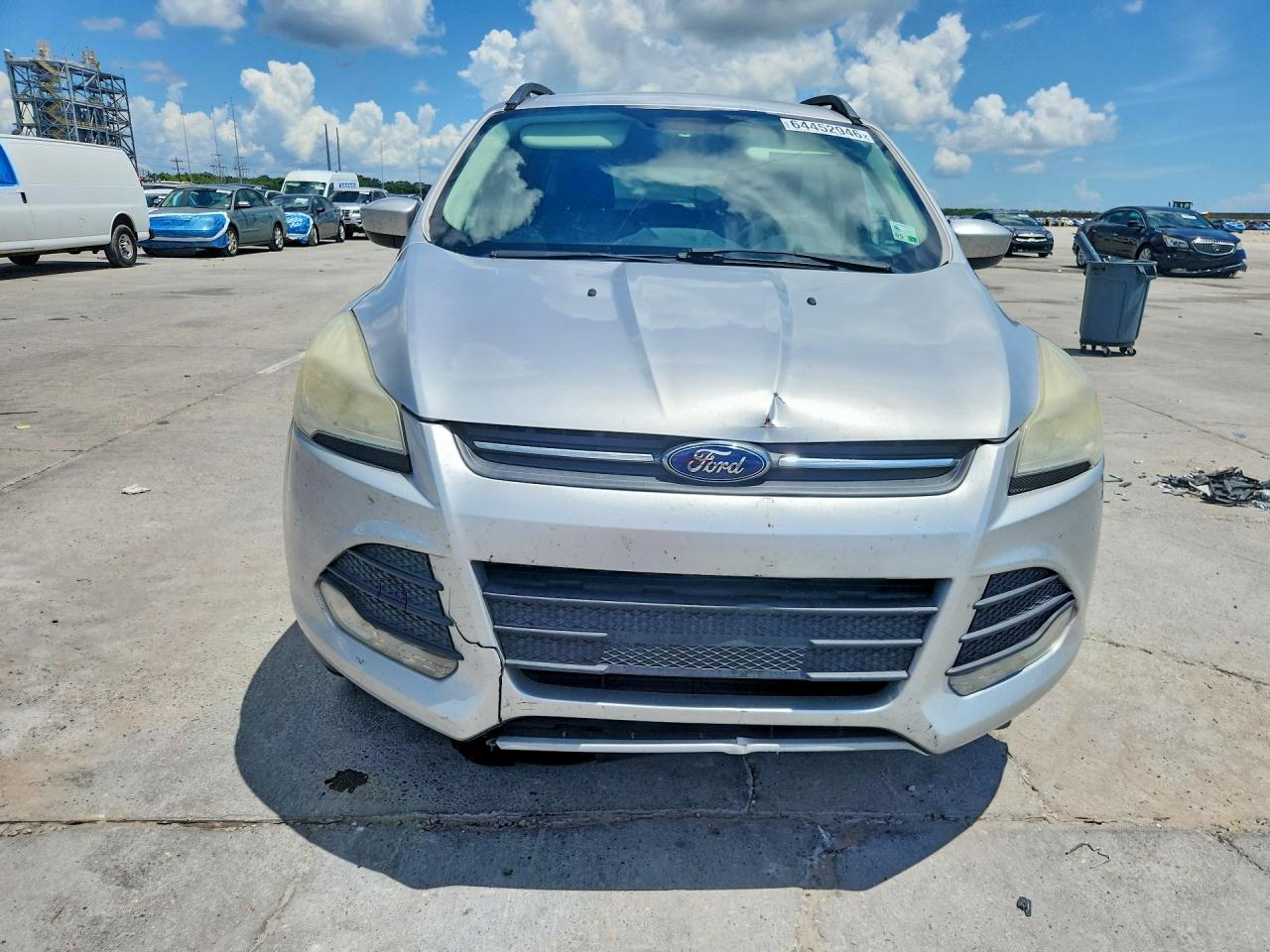 2014 Ford Escape Se Серебряный vin: 1FMCU0GX4EUC16353